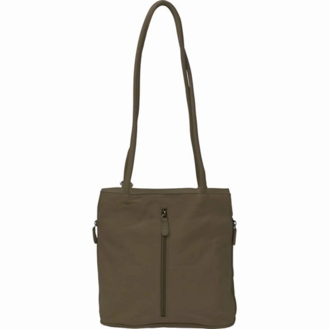 GABEE Ellie Leather 2 in 1 Convertible Shoulder Bag / Backpack