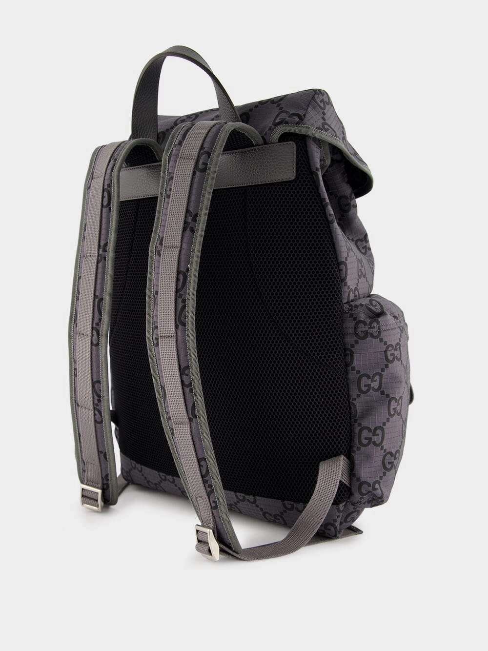 GG Supreme-Print Grey Backpack