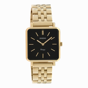 Gold coloured OOZOO watch with stainless steel bracelet - C9957