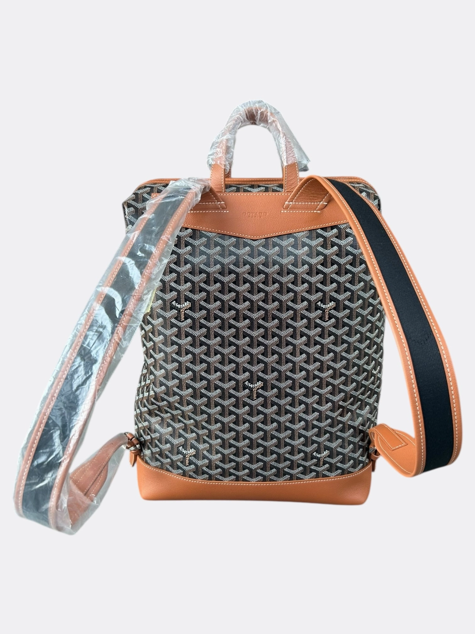 Goyard Black & Brown Cisalpin Backpack