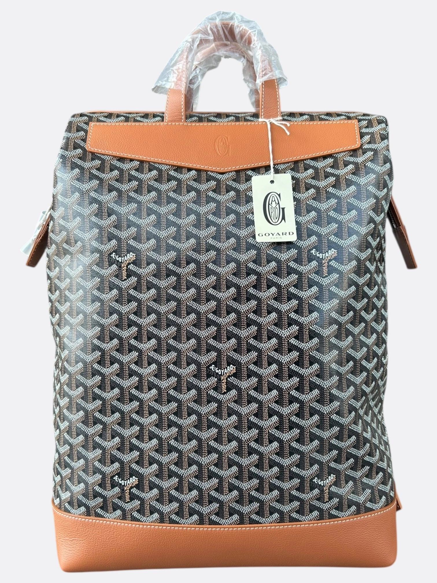 Goyard Black & Brown Cisalpin Backpack