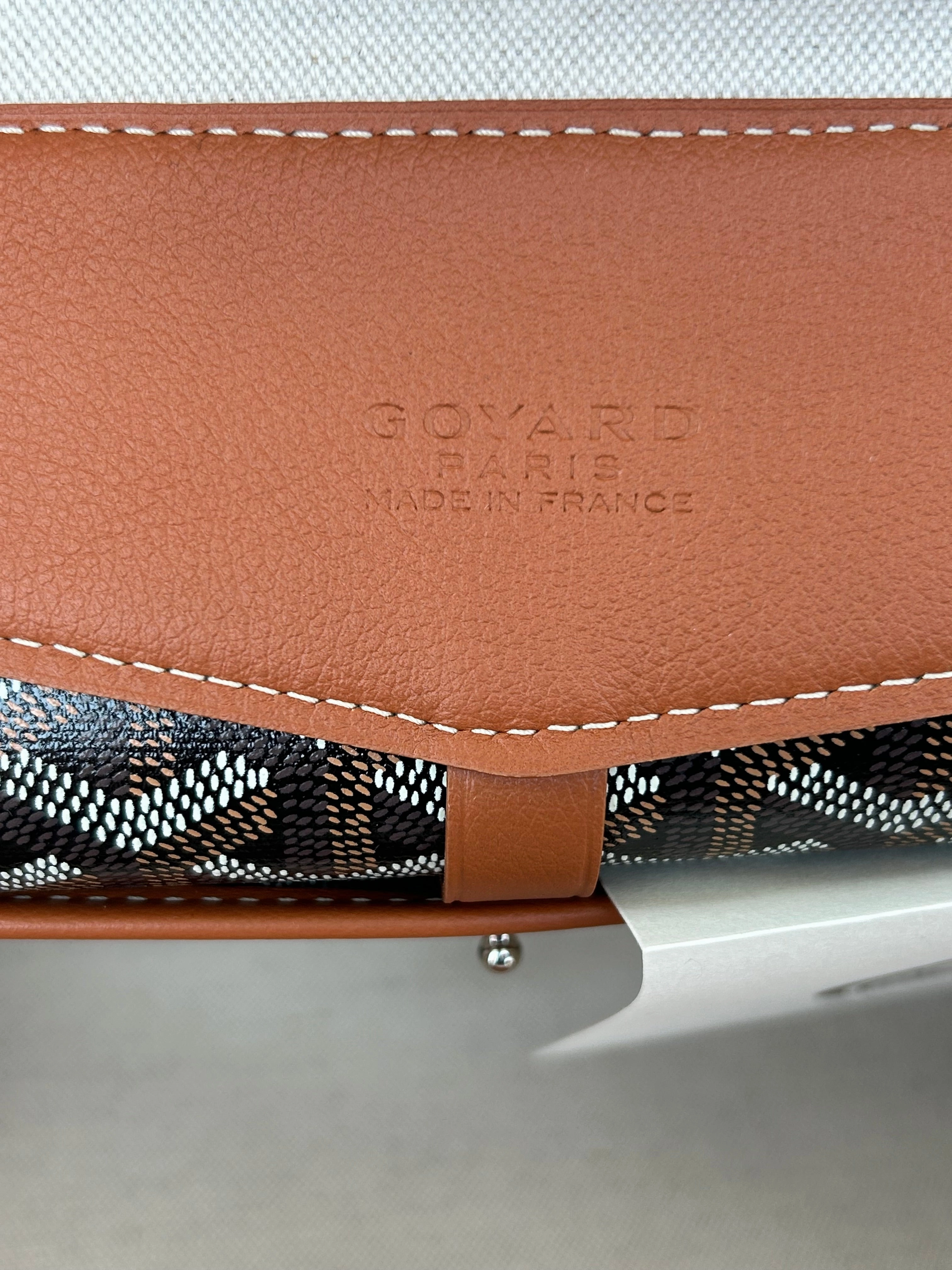 Goyard Black & Brown Cisalpin Backpack