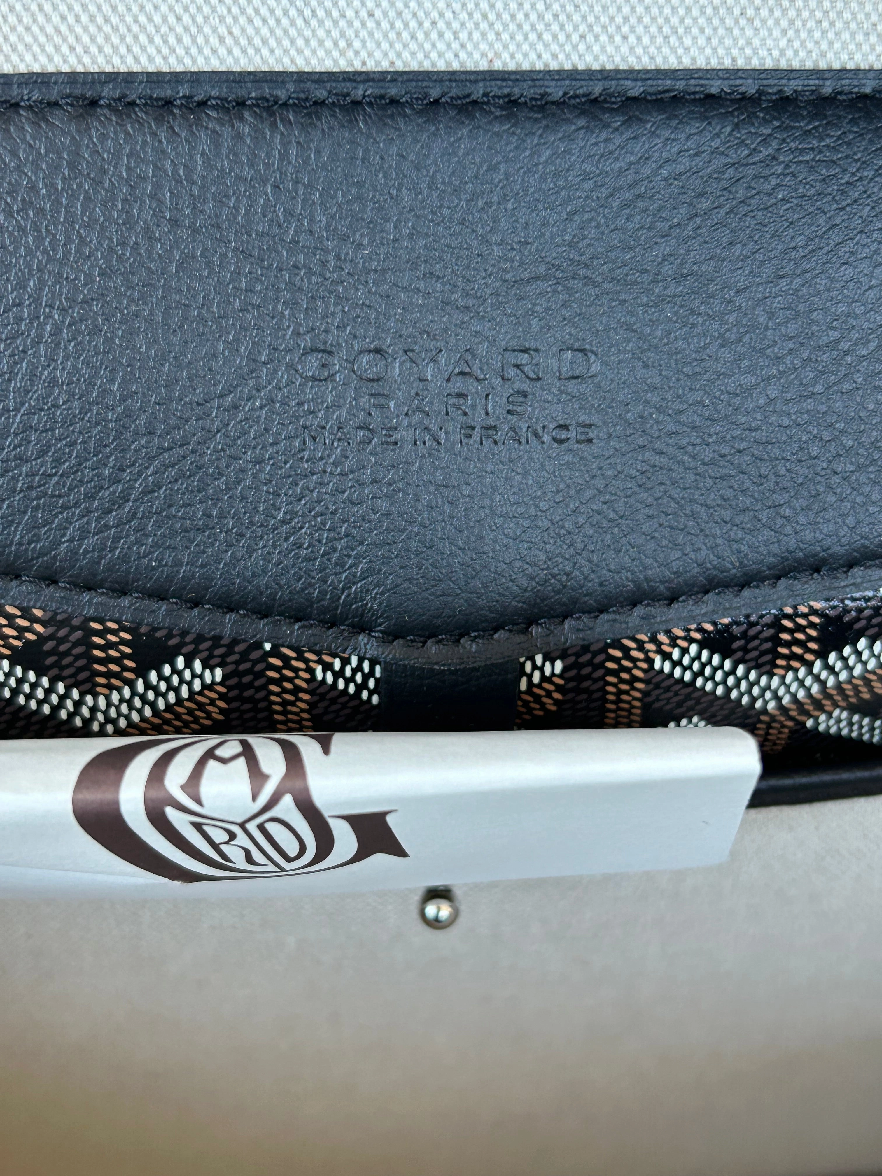 Goyard Black Cisalpin Backpack
