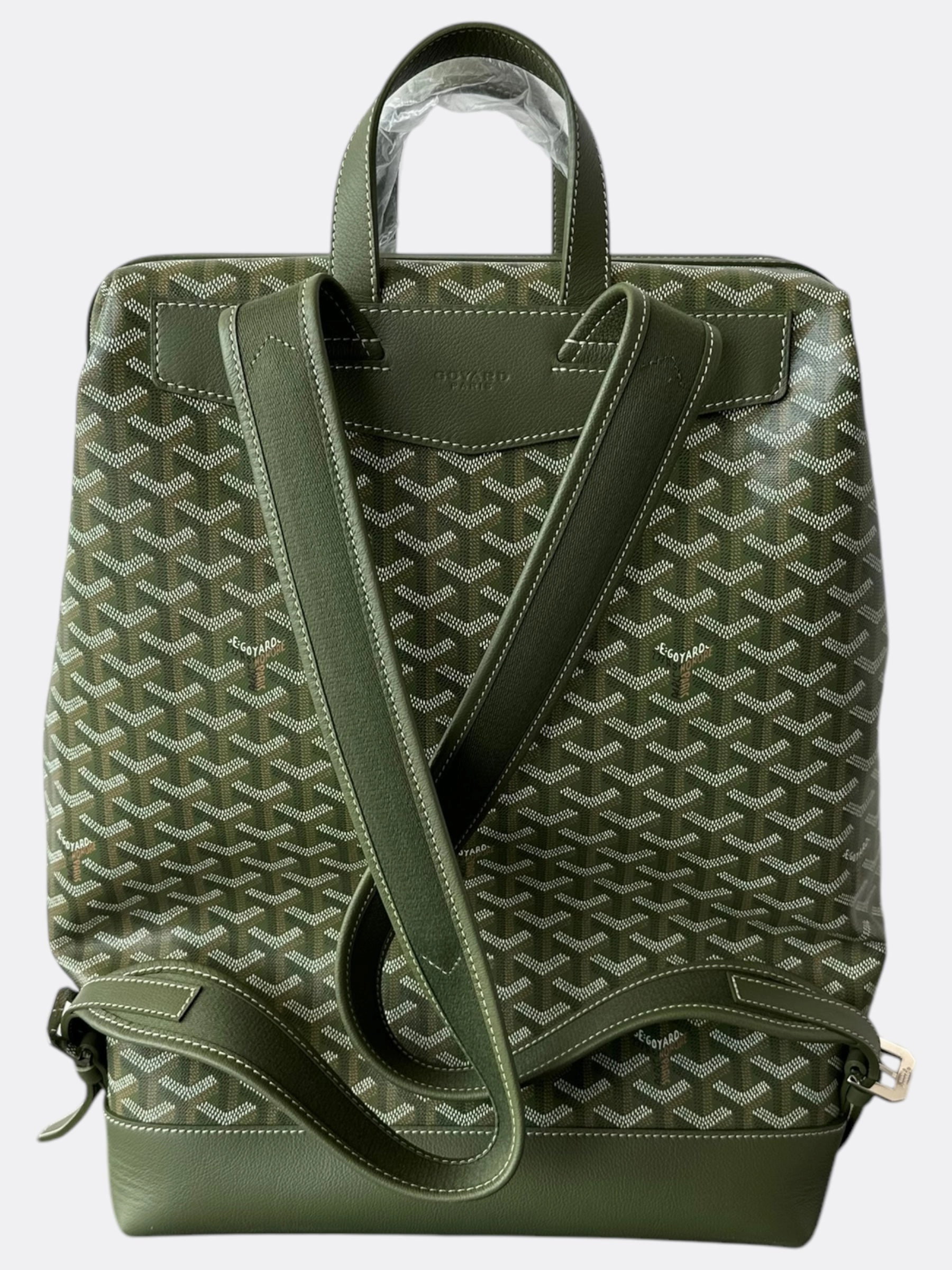 Goyard Khaki Cisalpin Backpack