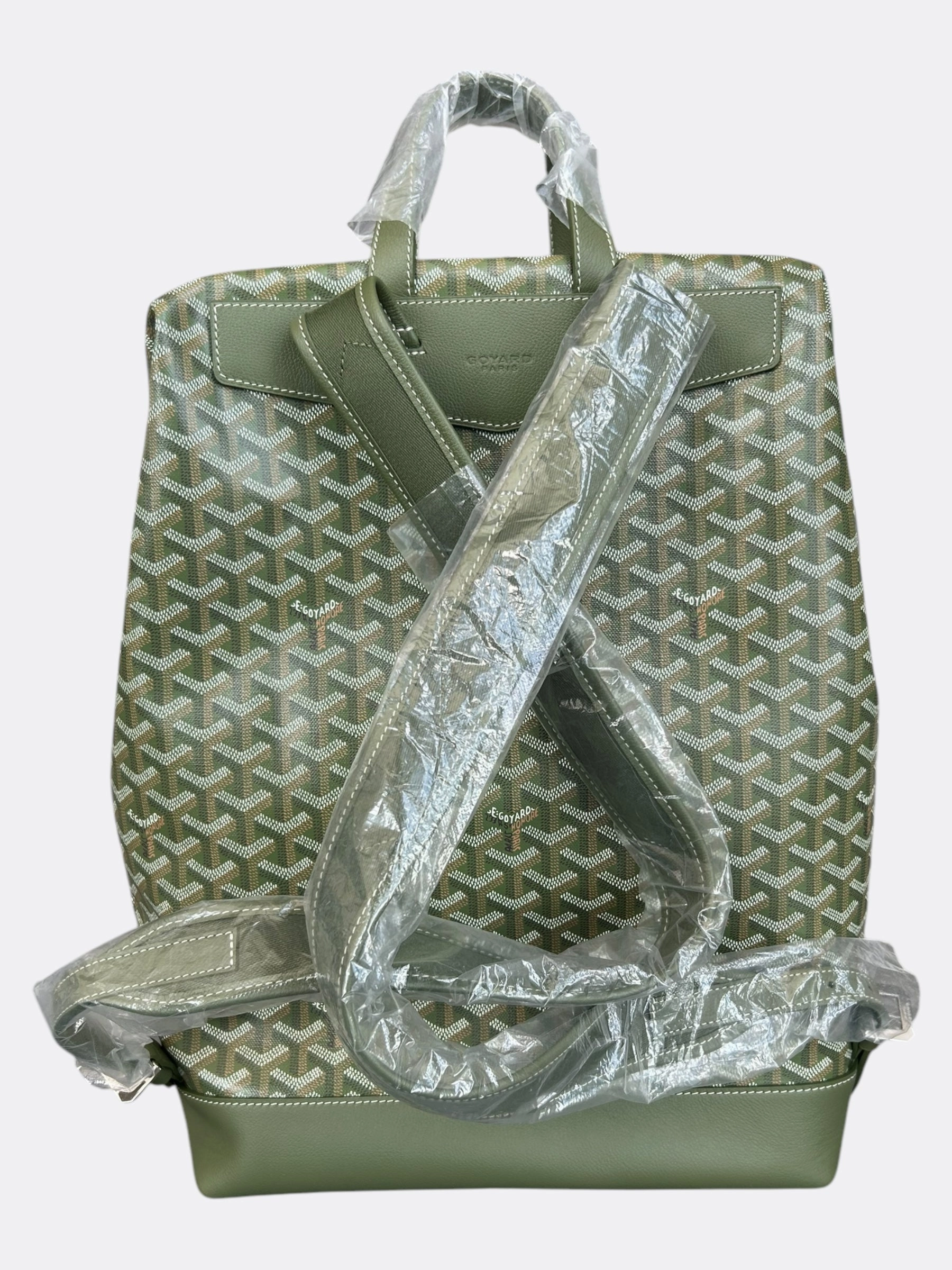 Goyard Khaki Cisalpin Backpack