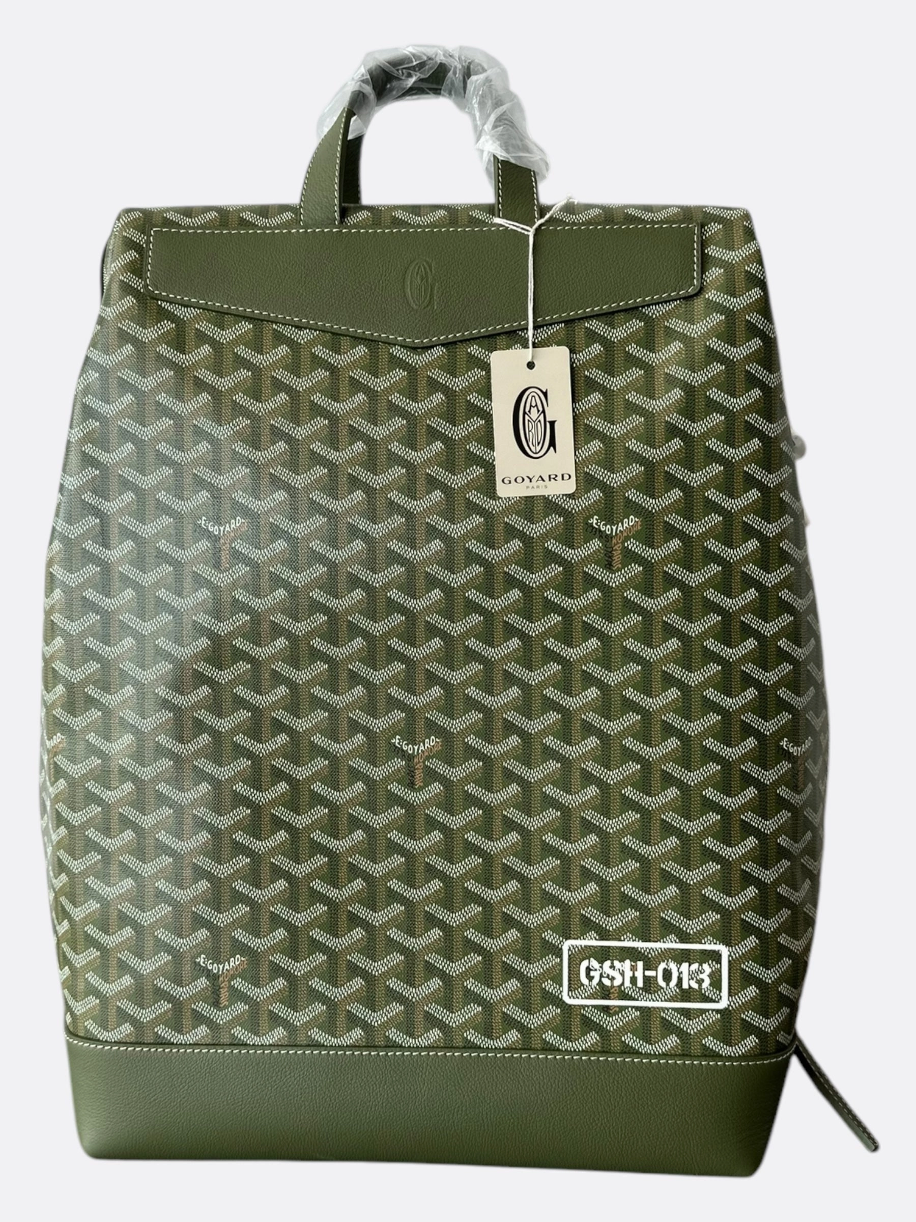 Goyard Khaki Cisalpin Backpack