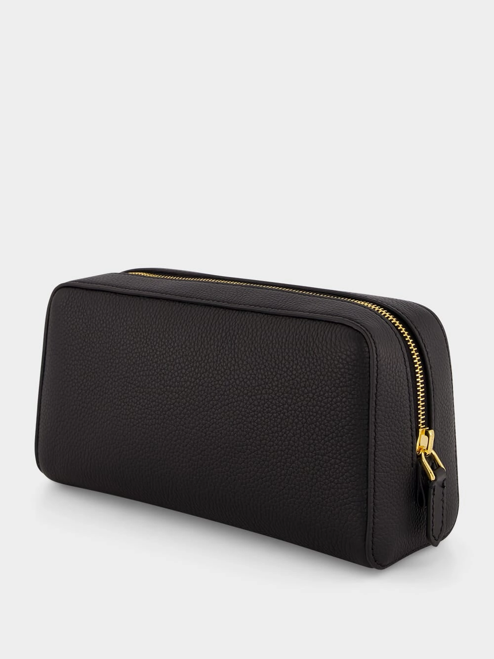 Grained Leather Wash Bag