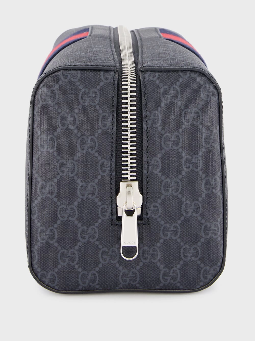 Grey Web Canvas Wash Bag