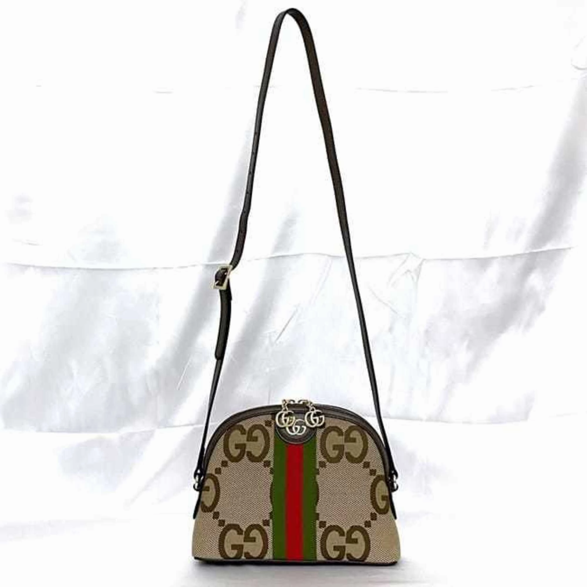 Gucci   Canvas Leather Pochette Shoulder Bag (Pre-Owned)
