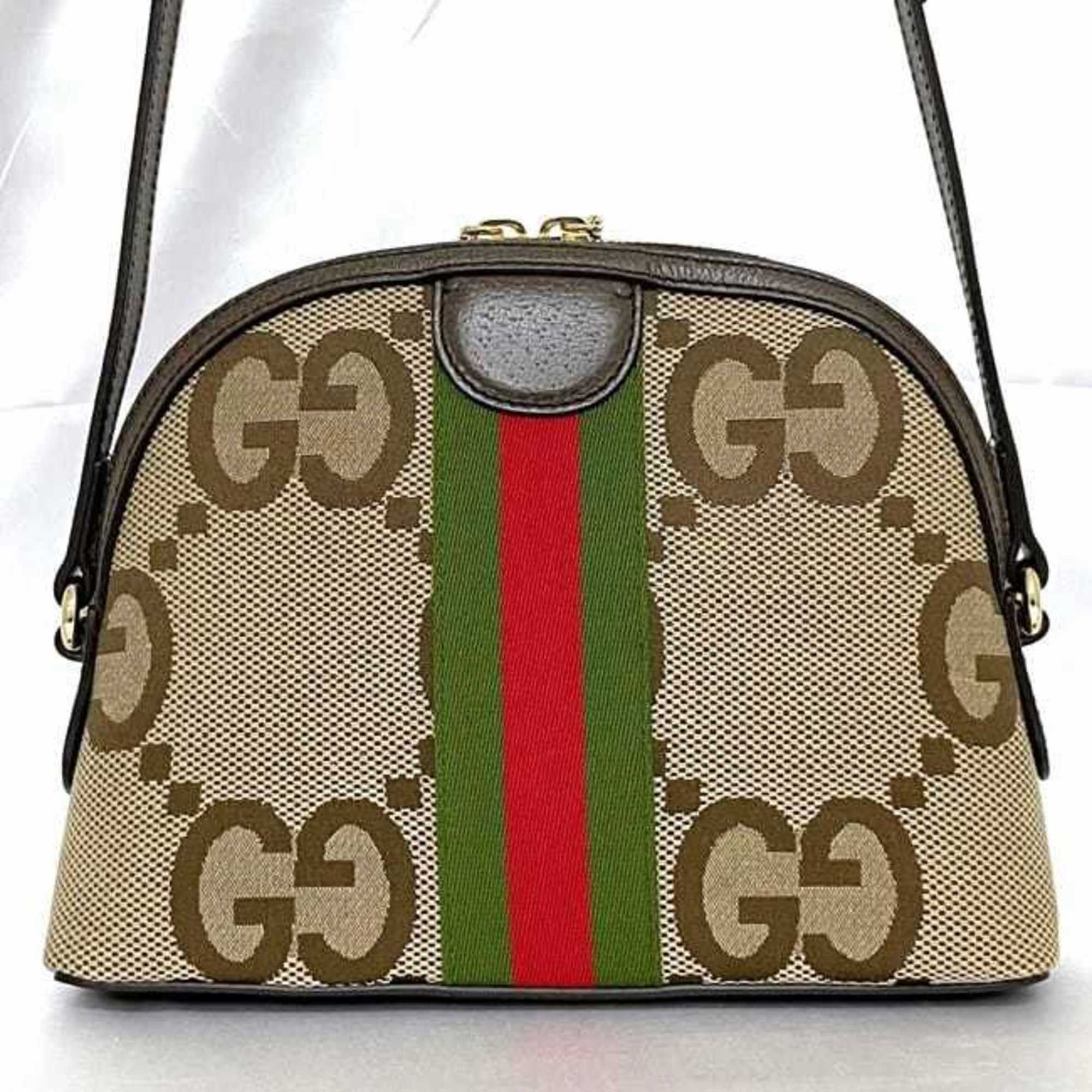 Gucci   Canvas Leather Pochette Shoulder Bag (Pre-Owned)