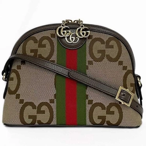 Gucci   Canvas Leather Pochette Shoulder Bag (Pre-Owned)