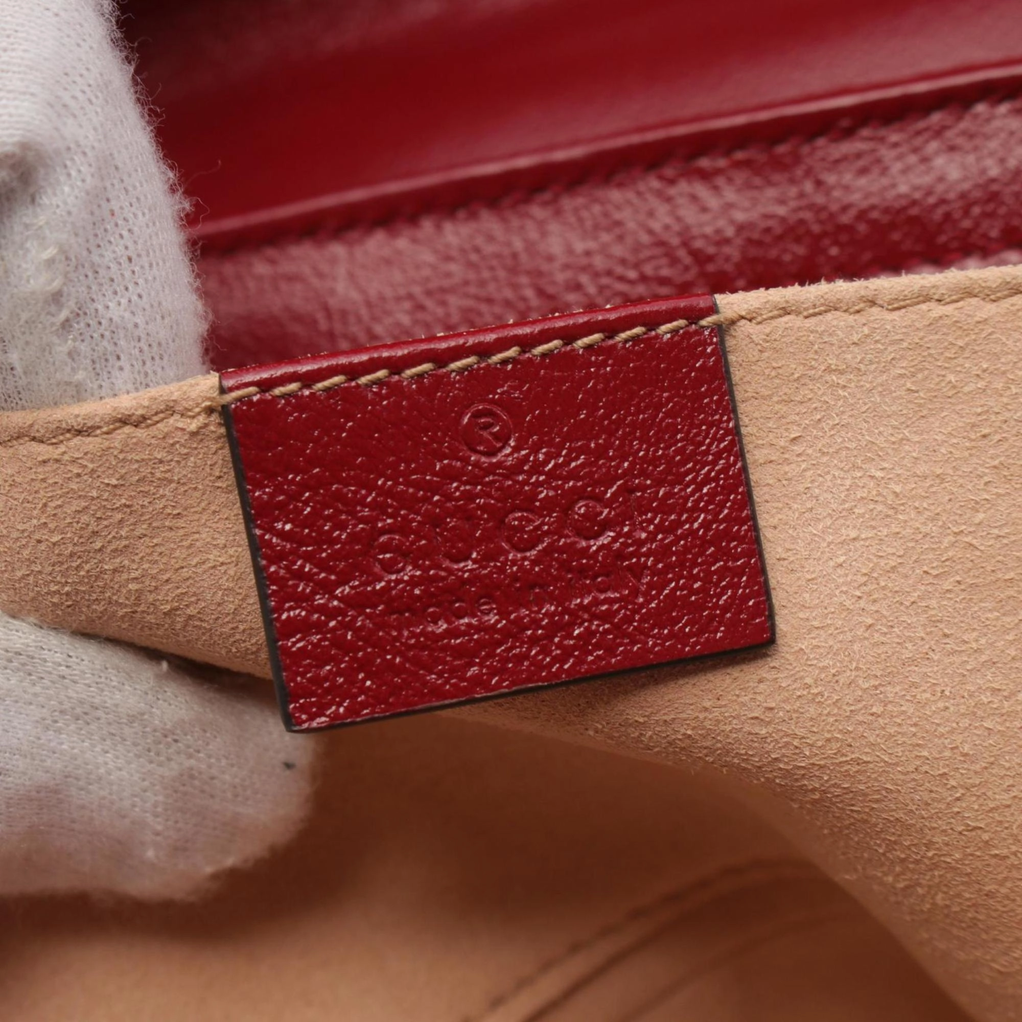 Gucci   Color Canvas Leather Shoulder Bag (Pre-Owned)