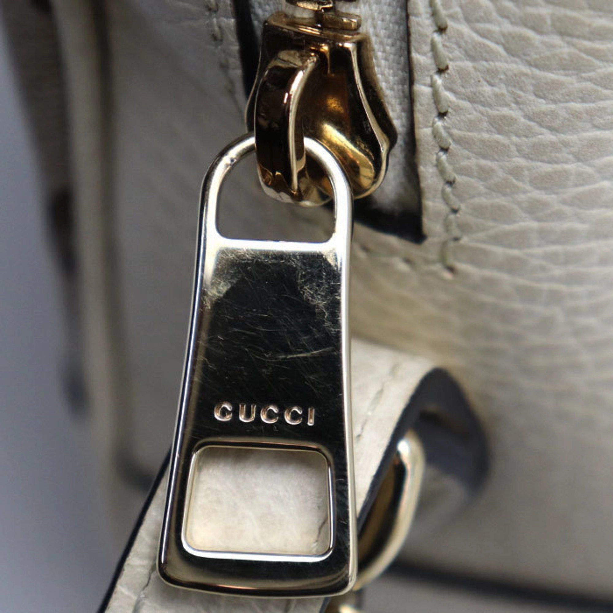 Gucci   Gg Canvas Leather Shoulder Bag (Pre-Owned)