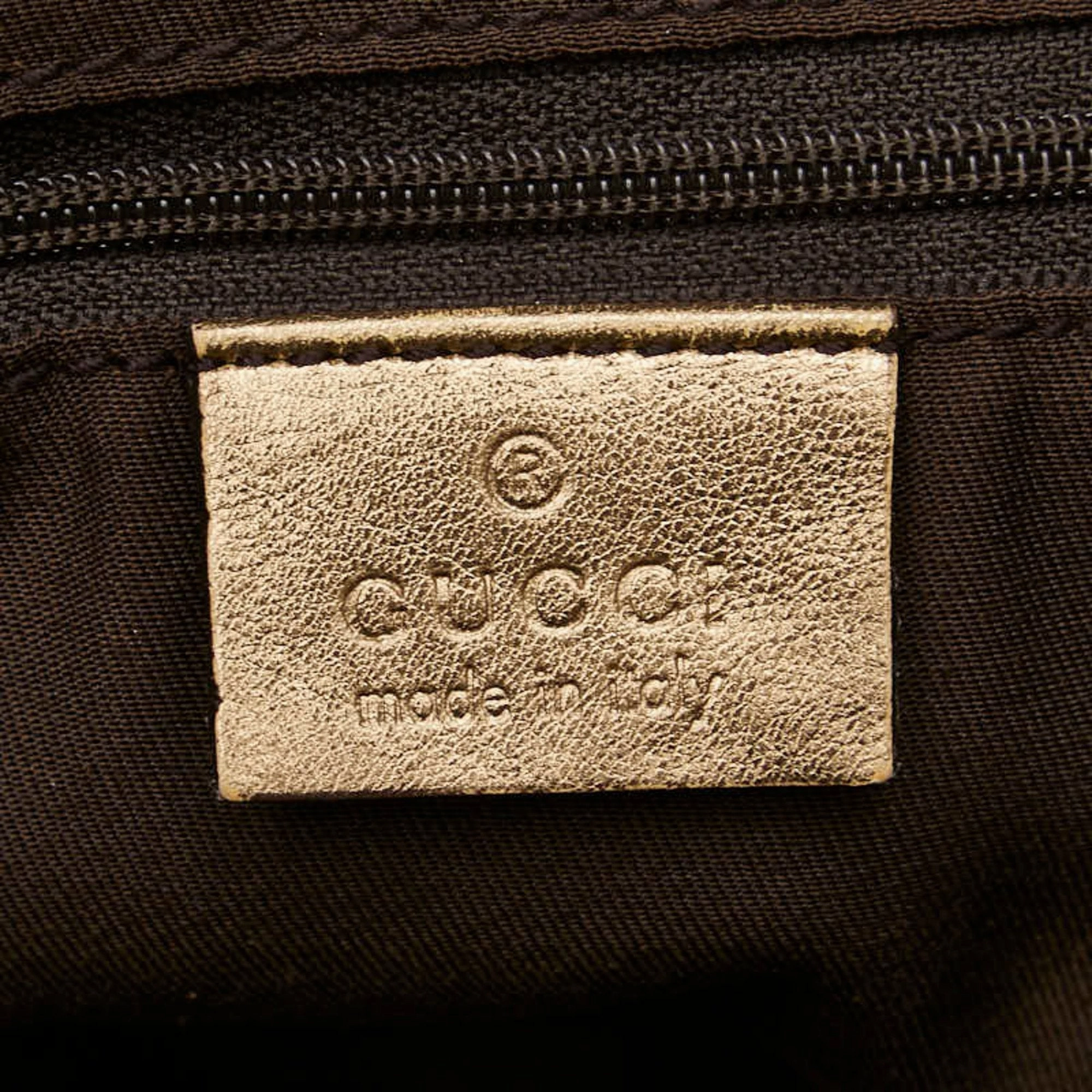 Gucci   Gg Canvas Leather Shoulder Bag Tote Bag (Pre-Owned)