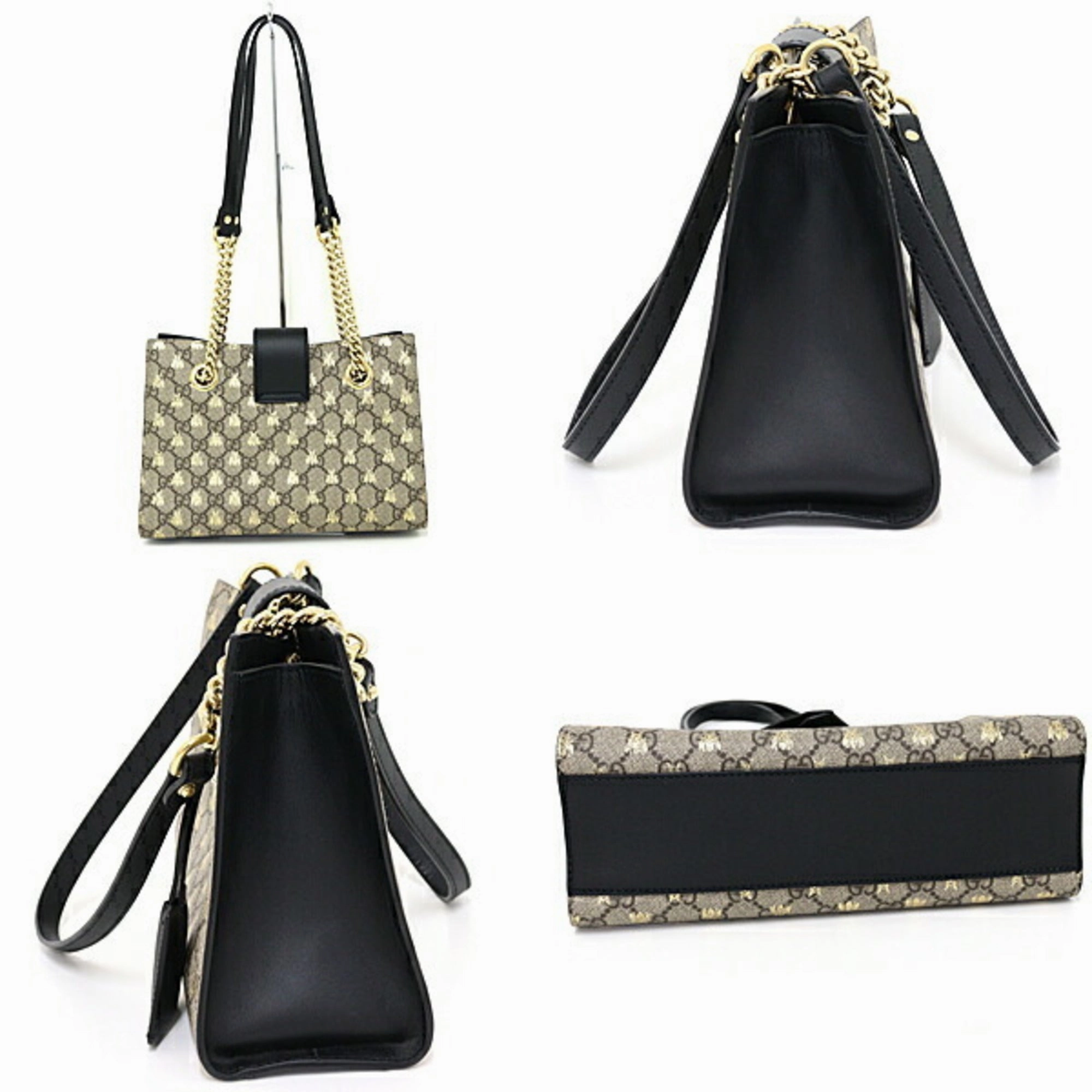 Gucci   Gg Supreme Leather Shoulder Bag (Pre-Owned)