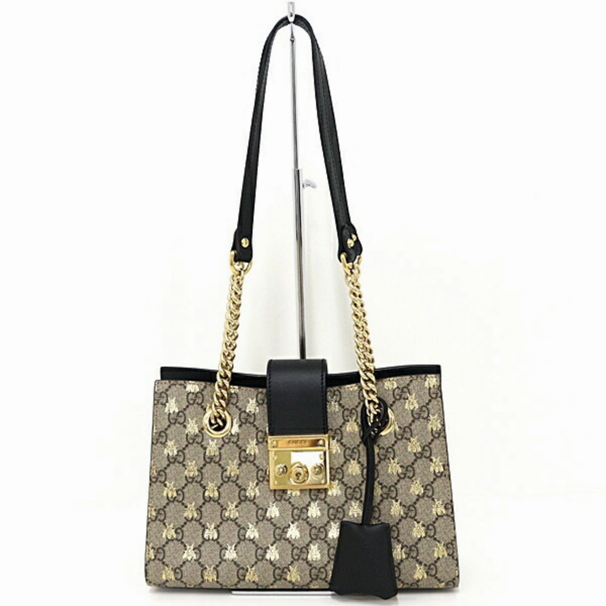 Gucci   Gg Supreme Leather Shoulder Bag (Pre-Owned)