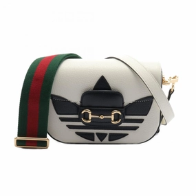 Gucci    Leather Shoulder Bag (Pre-Owned)