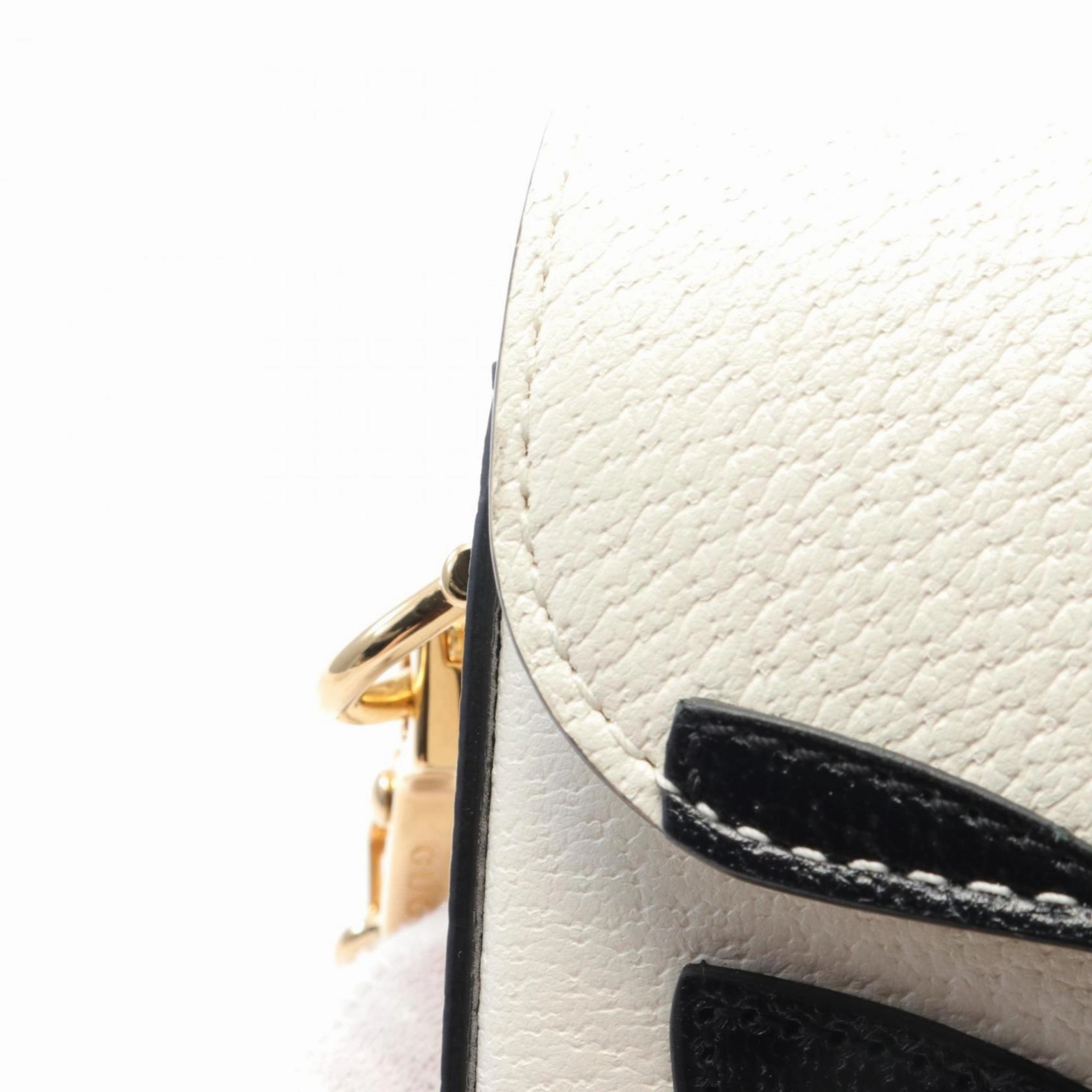 Gucci    Leather Shoulder Bag (Pre-Owned)