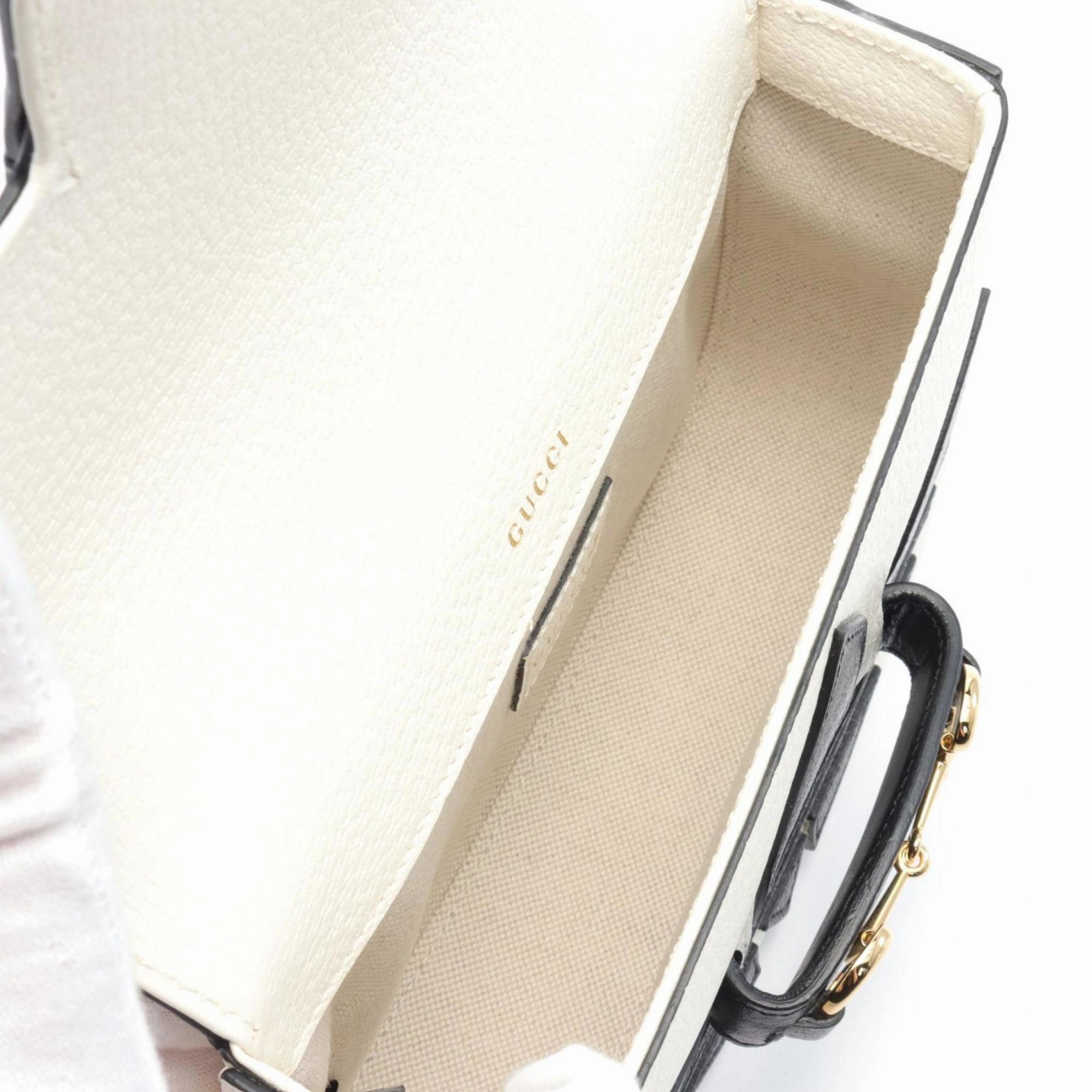 Gucci    Leather Shoulder Bag (Pre-Owned)