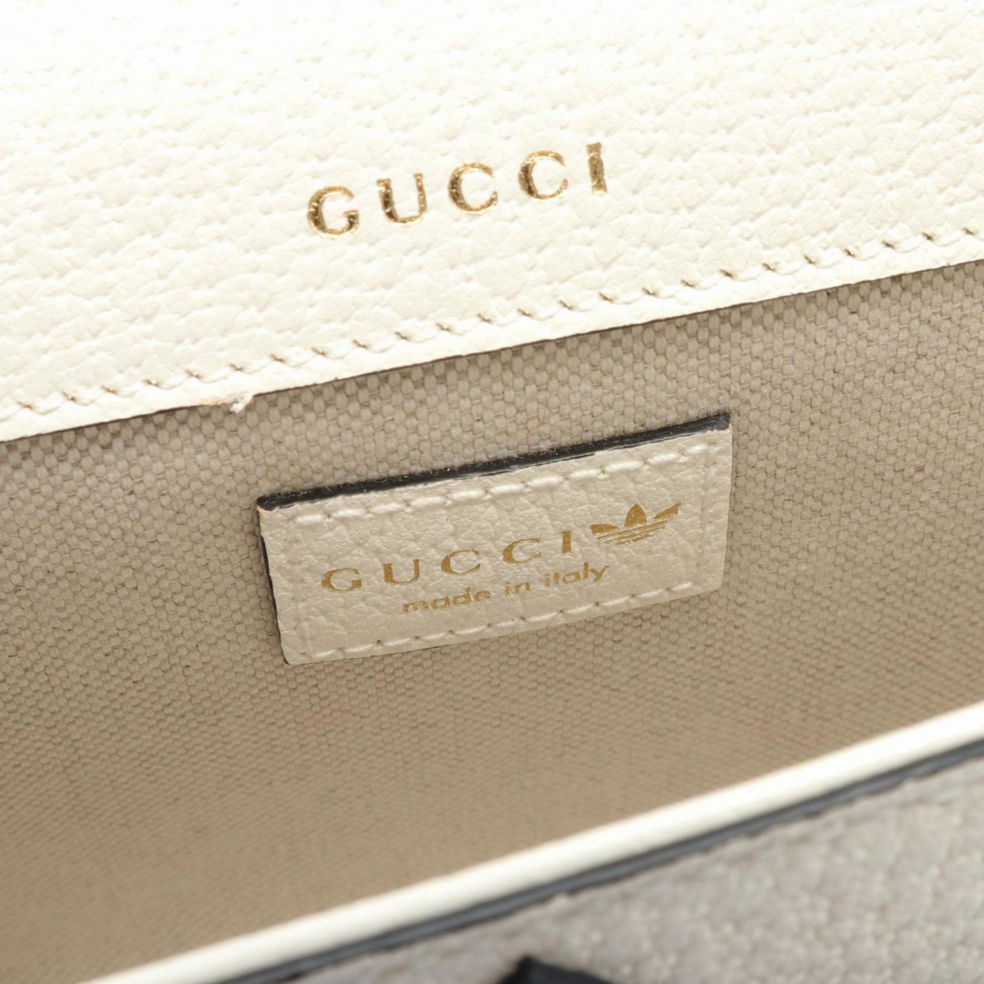 Gucci    Leather Shoulder Bag (Pre-Owned)
