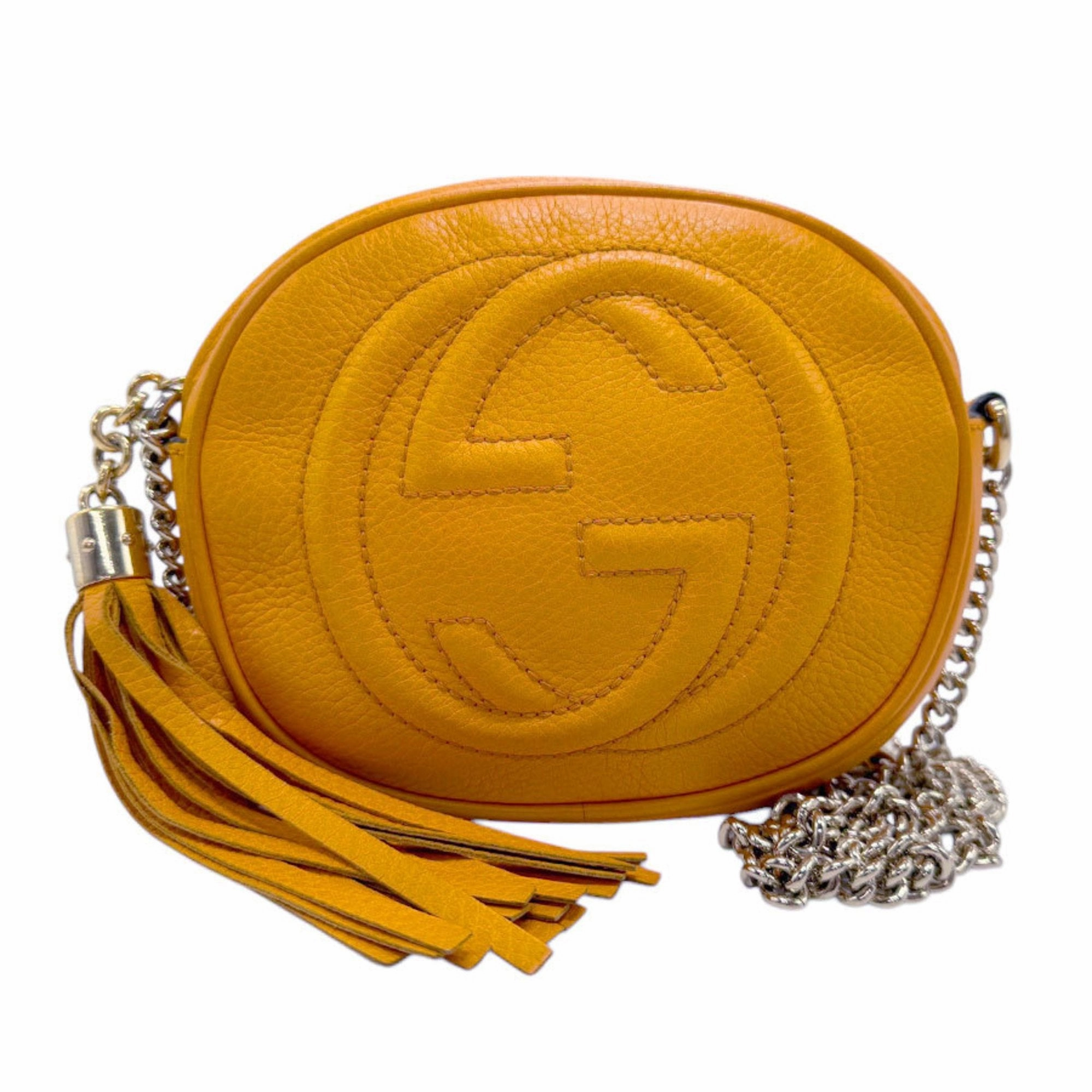 Gucci   Metal Leather Shoulder Bag (Pre-Owned)