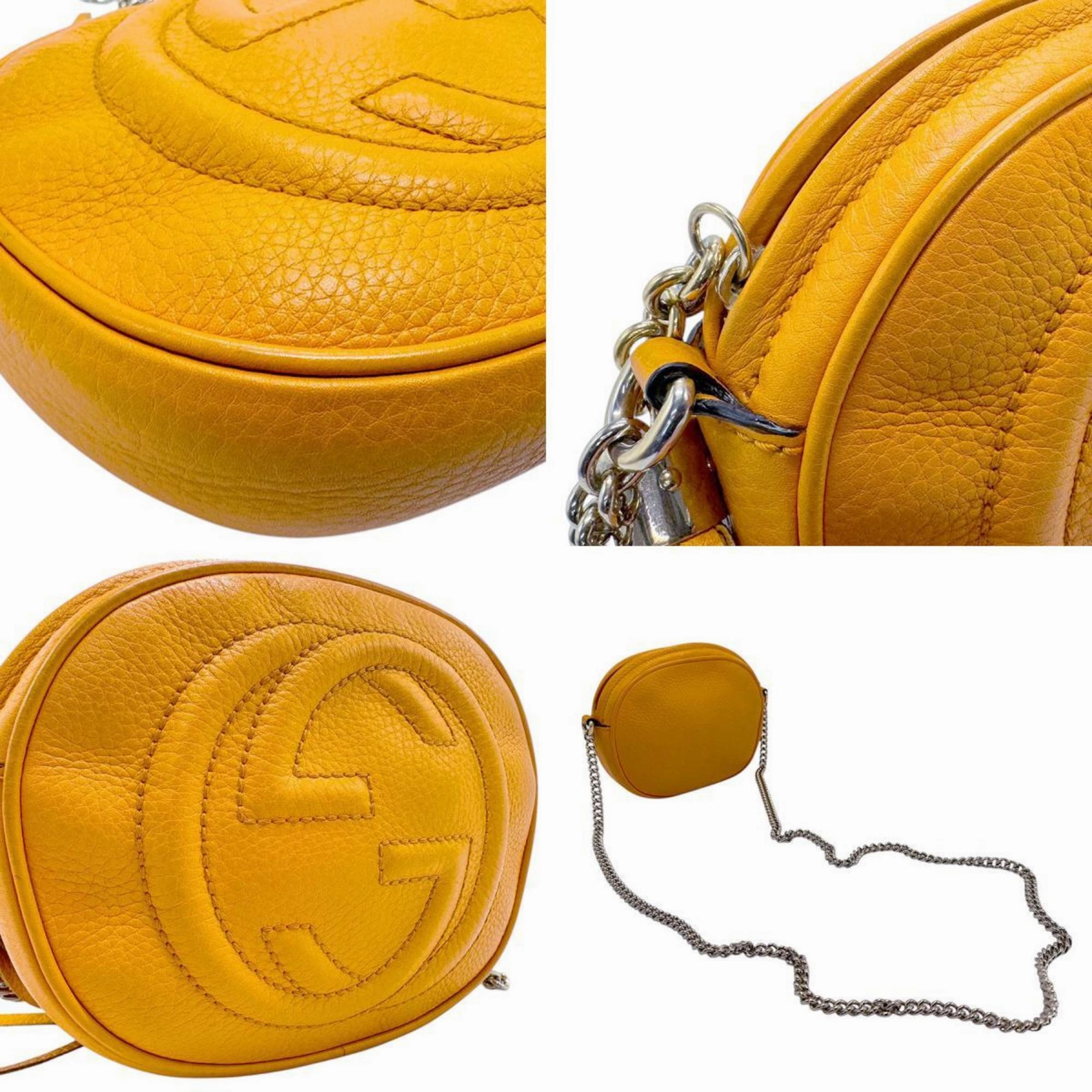 Gucci   Metal Leather Shoulder Bag (Pre-Owned)