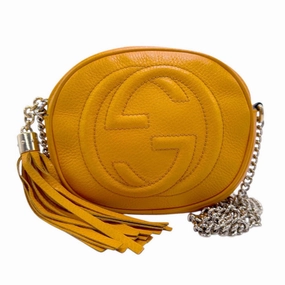 Gucci   Metal Leather Shoulder Bag (Pre-Owned)
