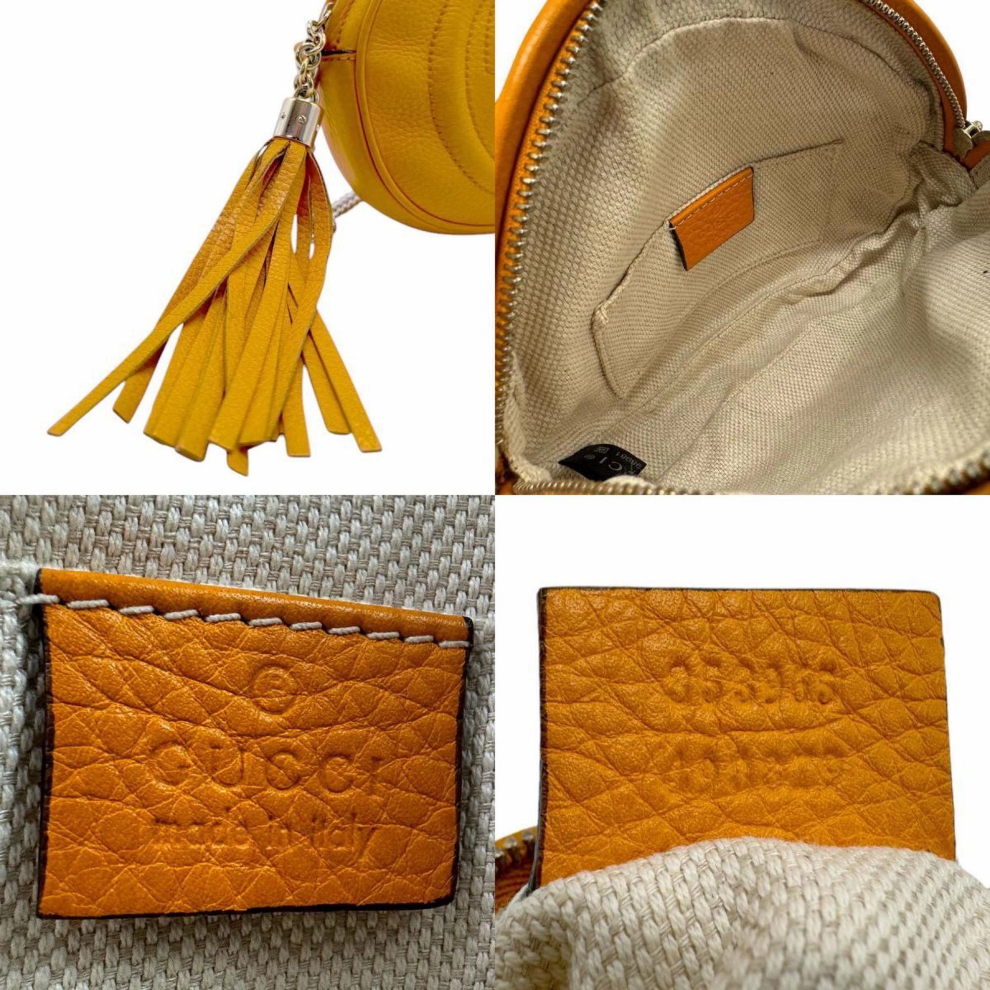Gucci   Metal Leather Shoulder Bag (Pre-Owned)