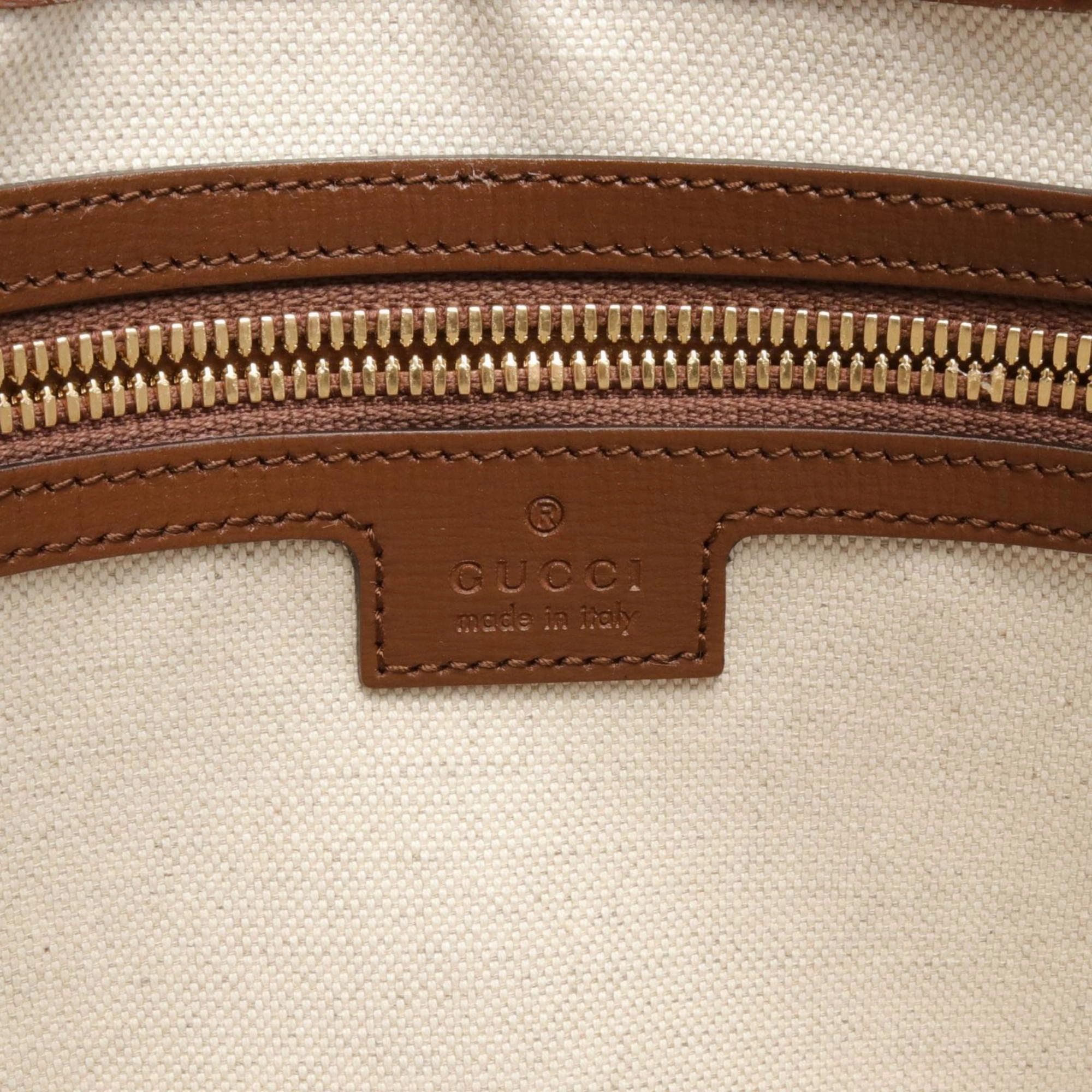 Gucci   Pvc Coated Canvas Leather Messenger Bag Shoulder Bag (Pre-Owned)