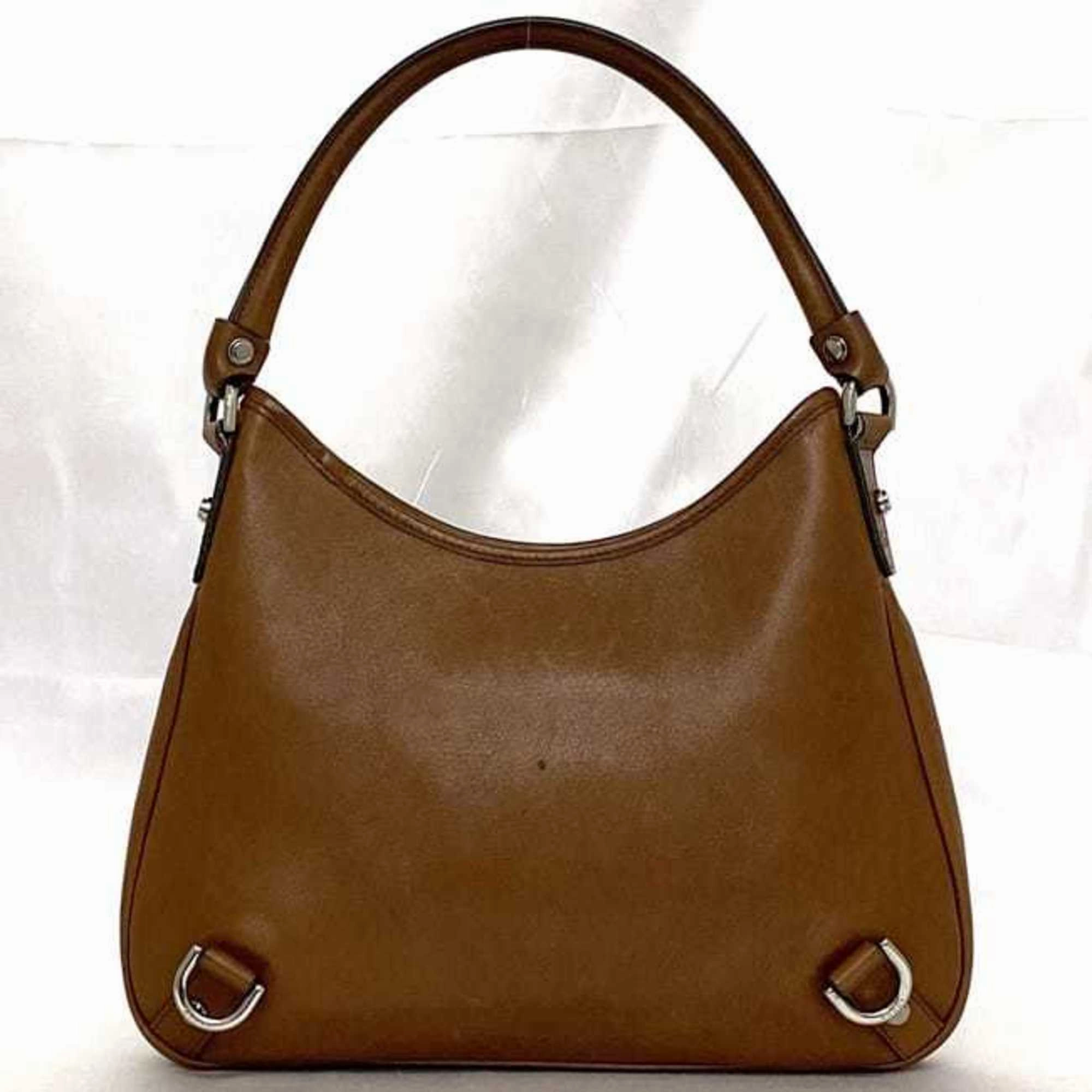 Gucci Abbey  Leather Shoulder Bag (Pre-Owned)