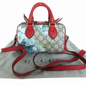 Gucci blue  Color Pvc Leather Handbag Shoulder Bag (Pre-Owned)