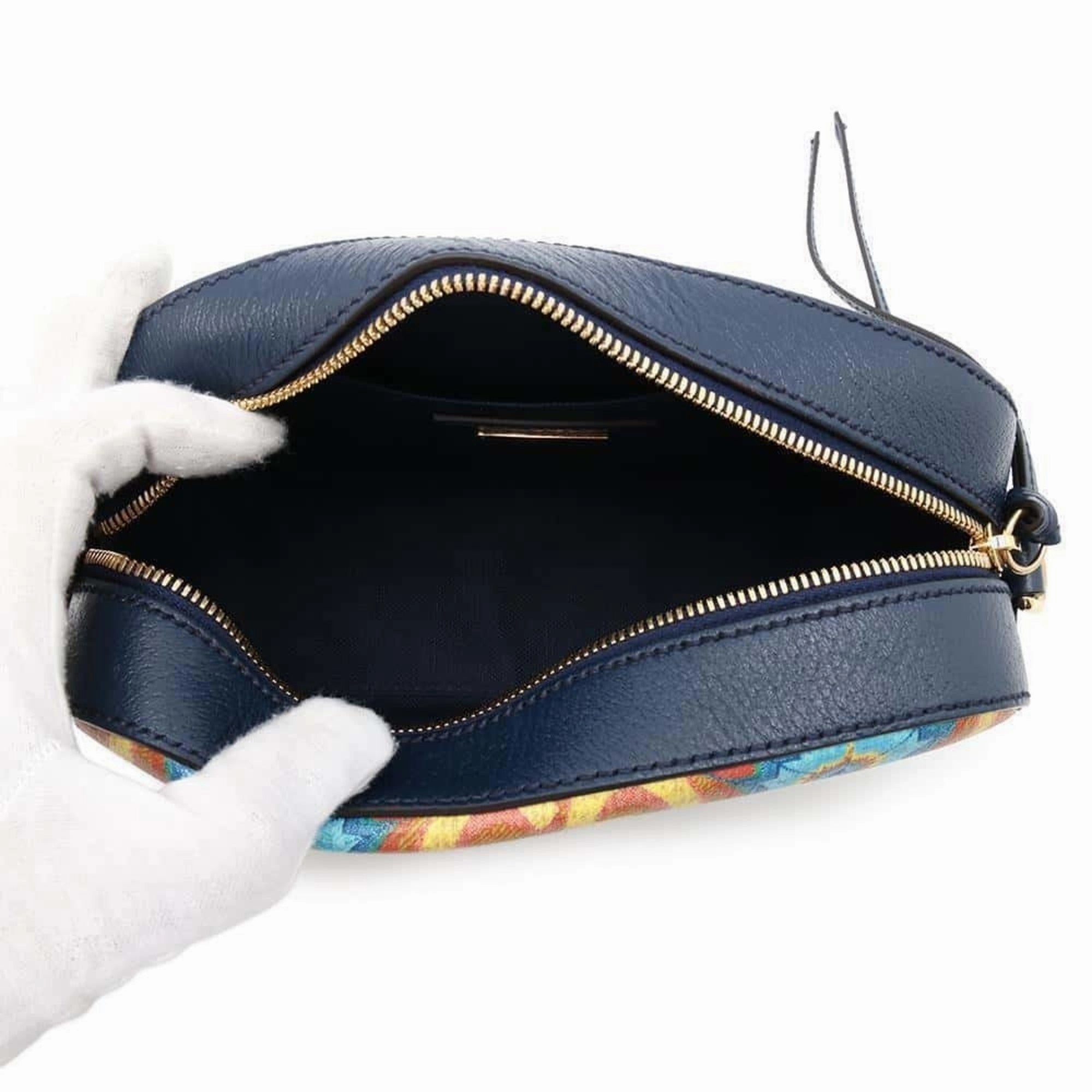 Gucci blue yellow Pvc Leather Shoulder Bag (Pre-Owned)