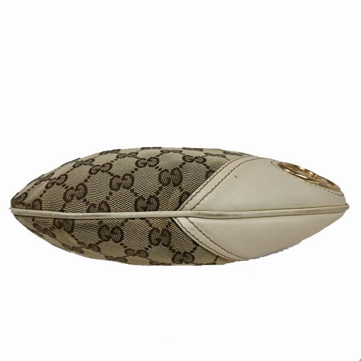 Gucci Britt  Canvas Shoulder Bag (Pre-Owned)