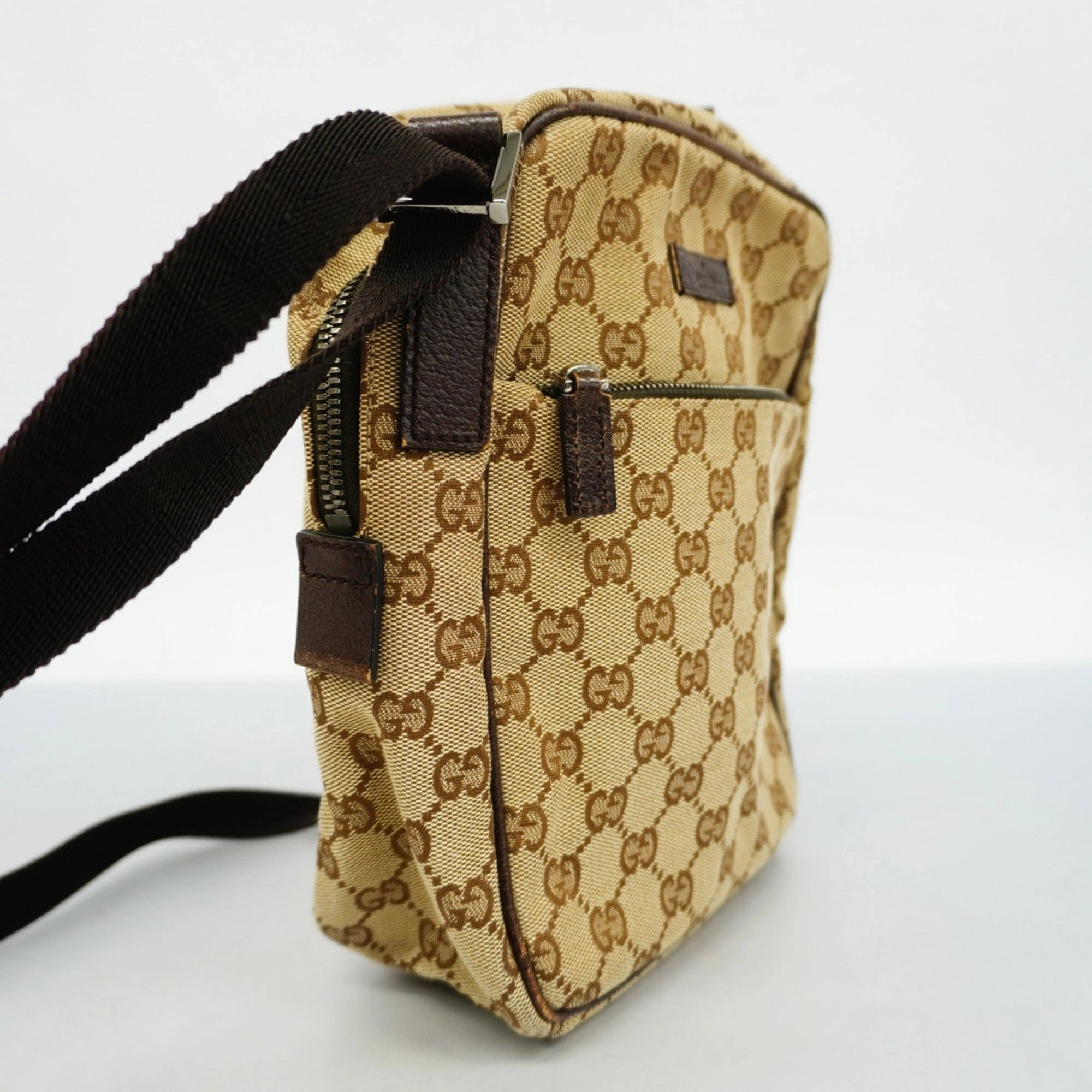 Gucci  Canvas Shoulder Bag (Pre-Owned)