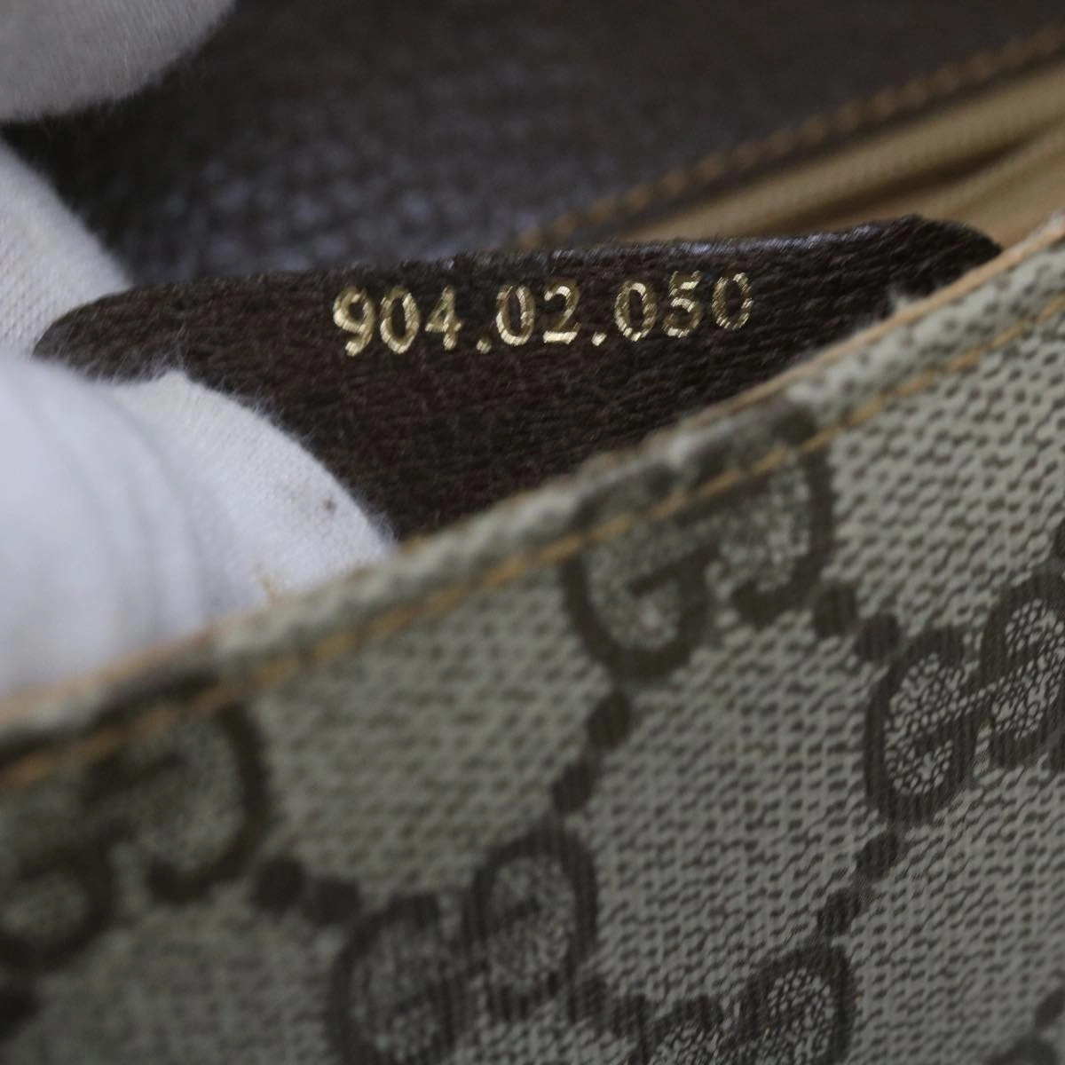 Gucci  Canvas Shoulder Bag (Pre-Owned)