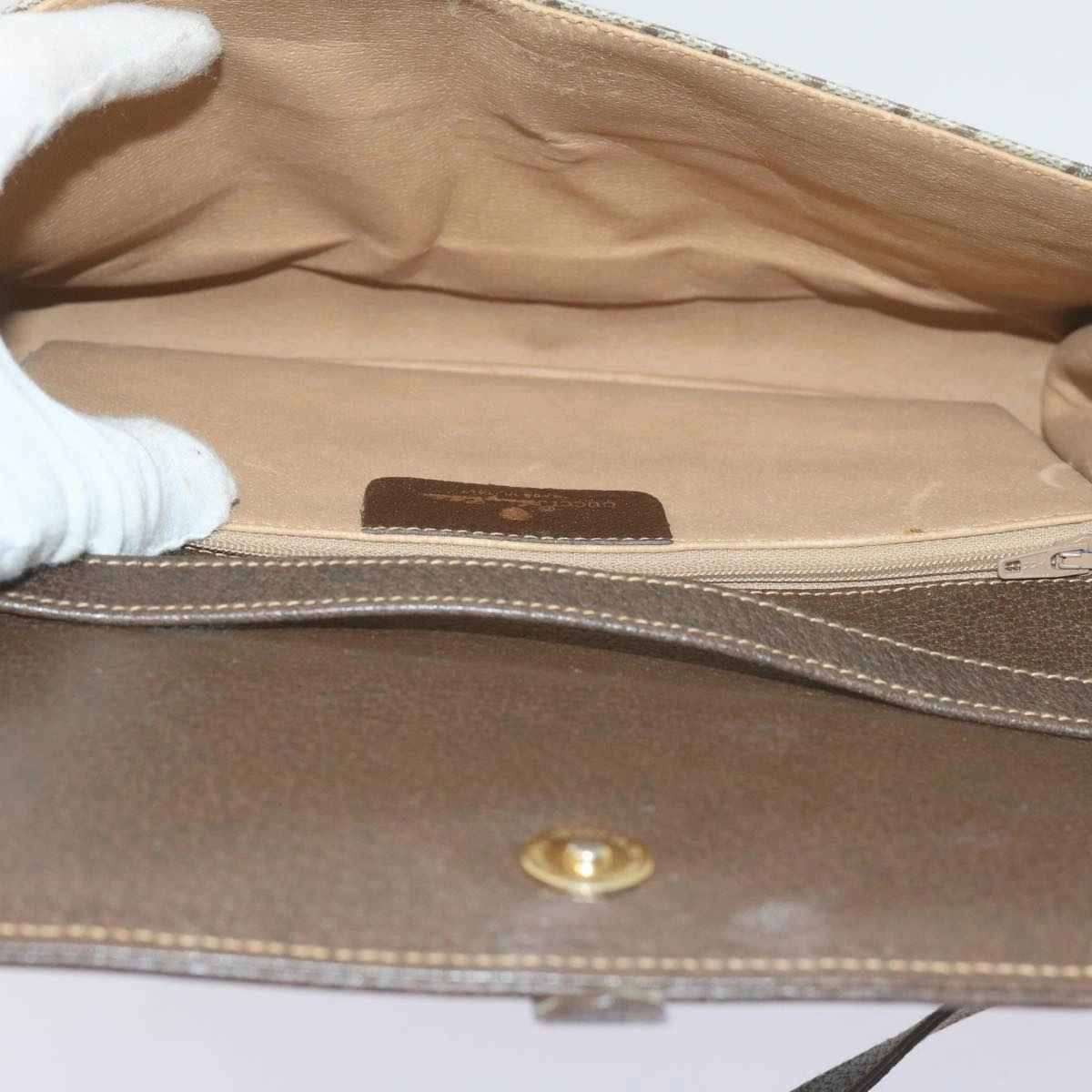 Gucci  Canvas Shoulder Bag (Pre-Owned)