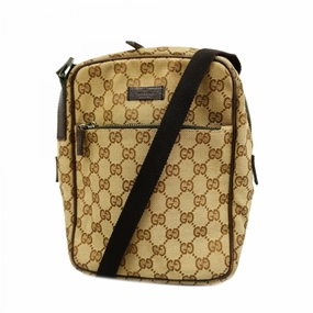 Gucci  Canvas Shoulder Bag (Pre-Owned)