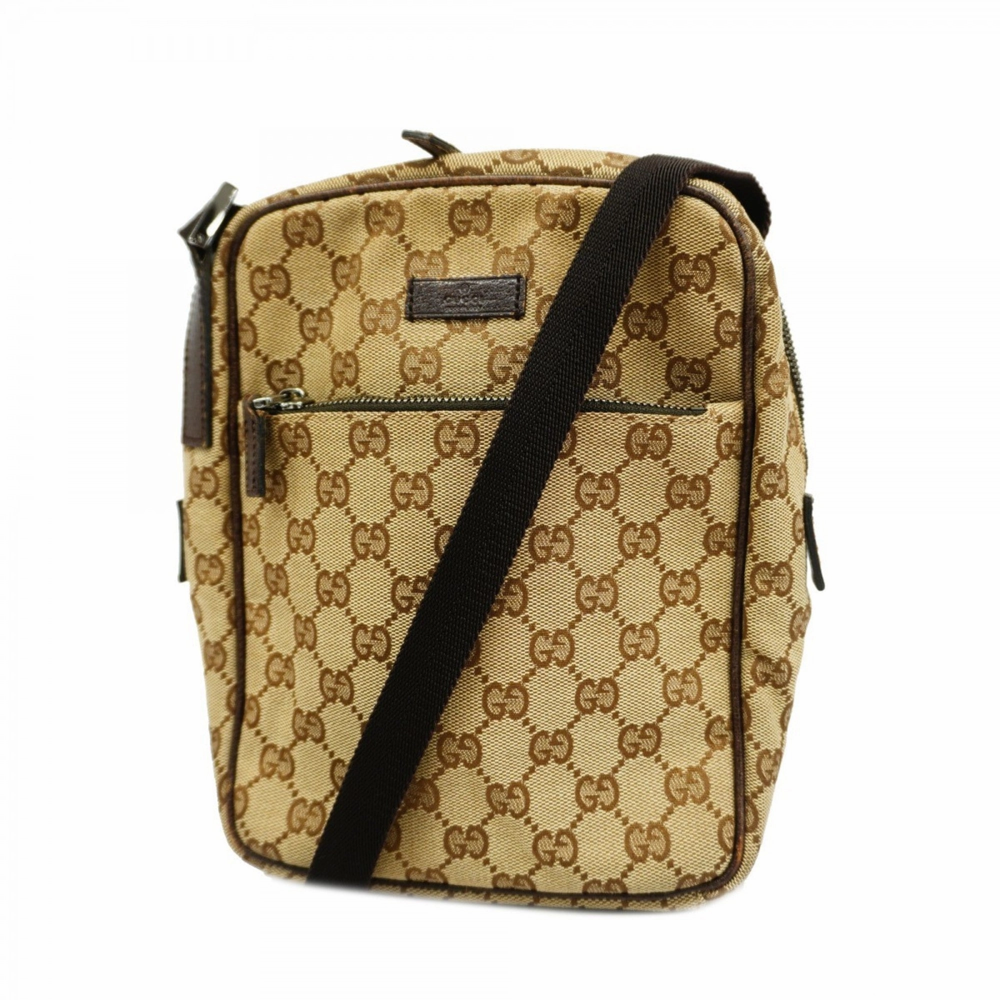 Gucci  Canvas Shoulder Bag (Pre-Owned)