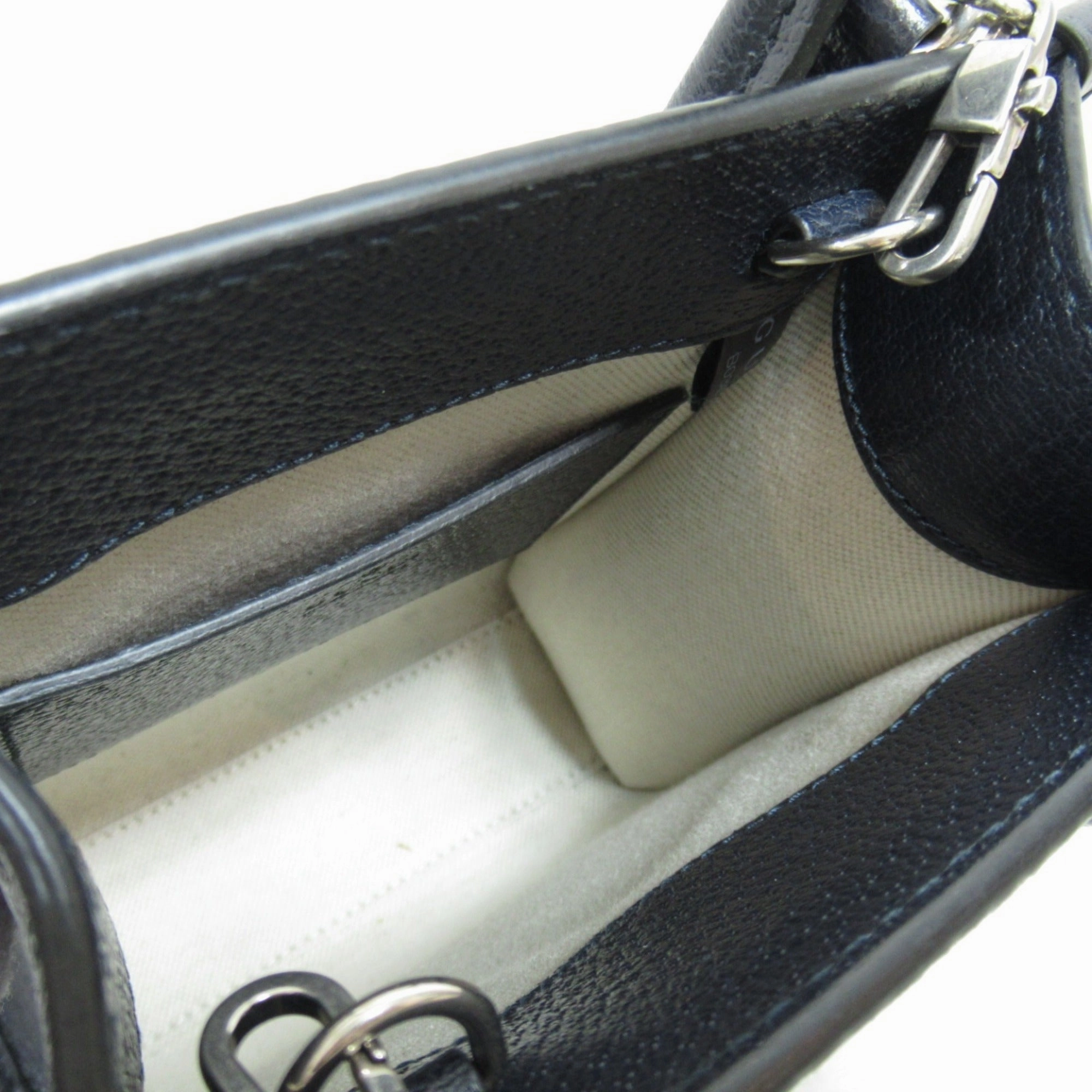 Gucci  Coated Canvas Pvc Leather Shoulder Bag Tote Bag (Pre-Owned)
