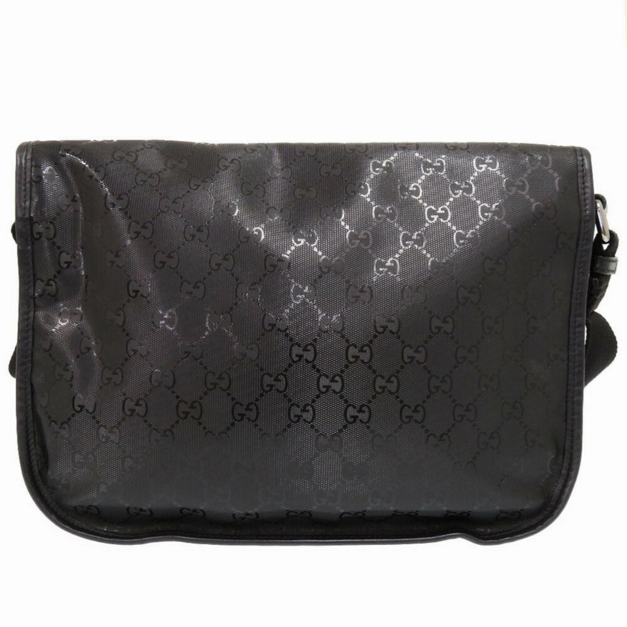 Gucci  Coated Canvas Pvc Messenger Bag Shoulder Bag (Pre-Owned)