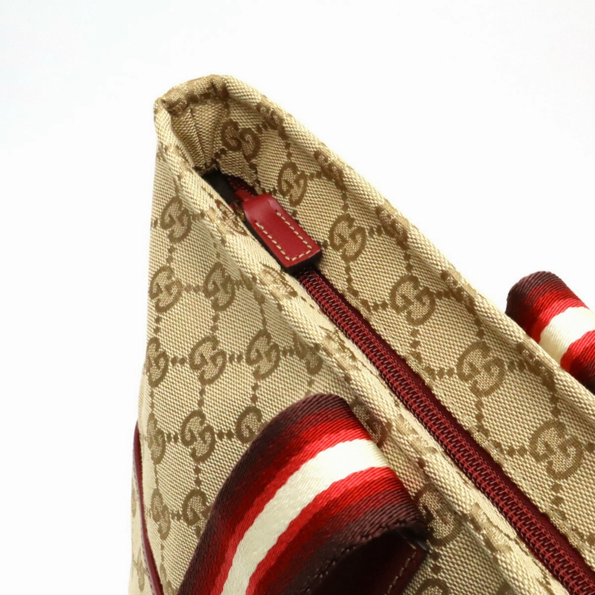 Gucci Gg Canvas    Color Canvas Leather Shoulder Bag Tote Bag (Pre-Owned)