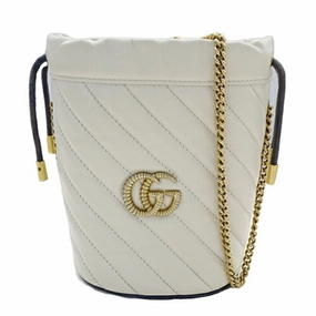 Gucci Gg Marmont  Leather Shoulder Bag (Pre-Owned)