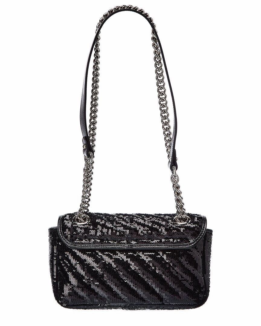 Gucci GG Marmont Mini Sequin Shoulder Bag