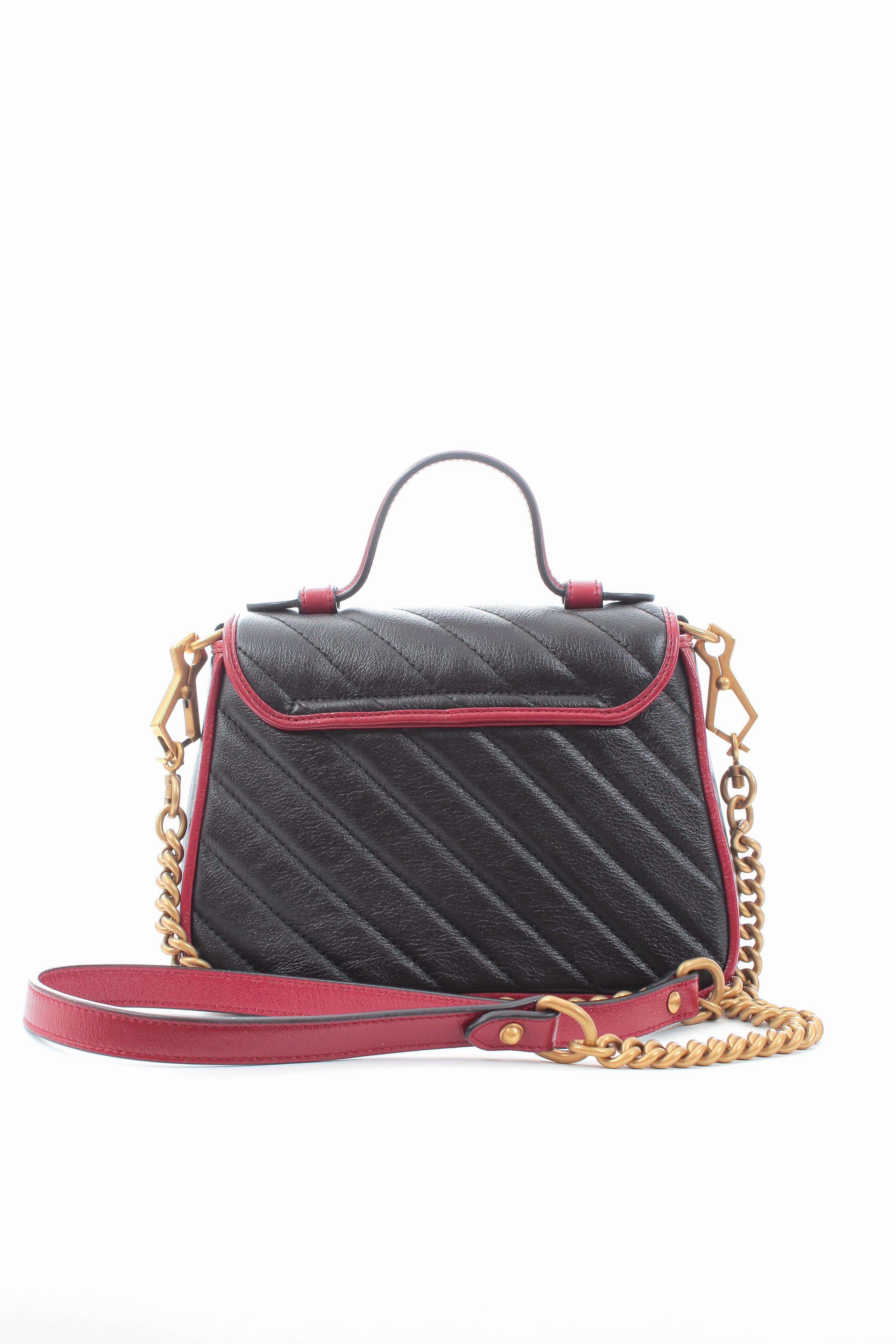 Gucci GG Marmont Mini Top Handle Crossbody Bag