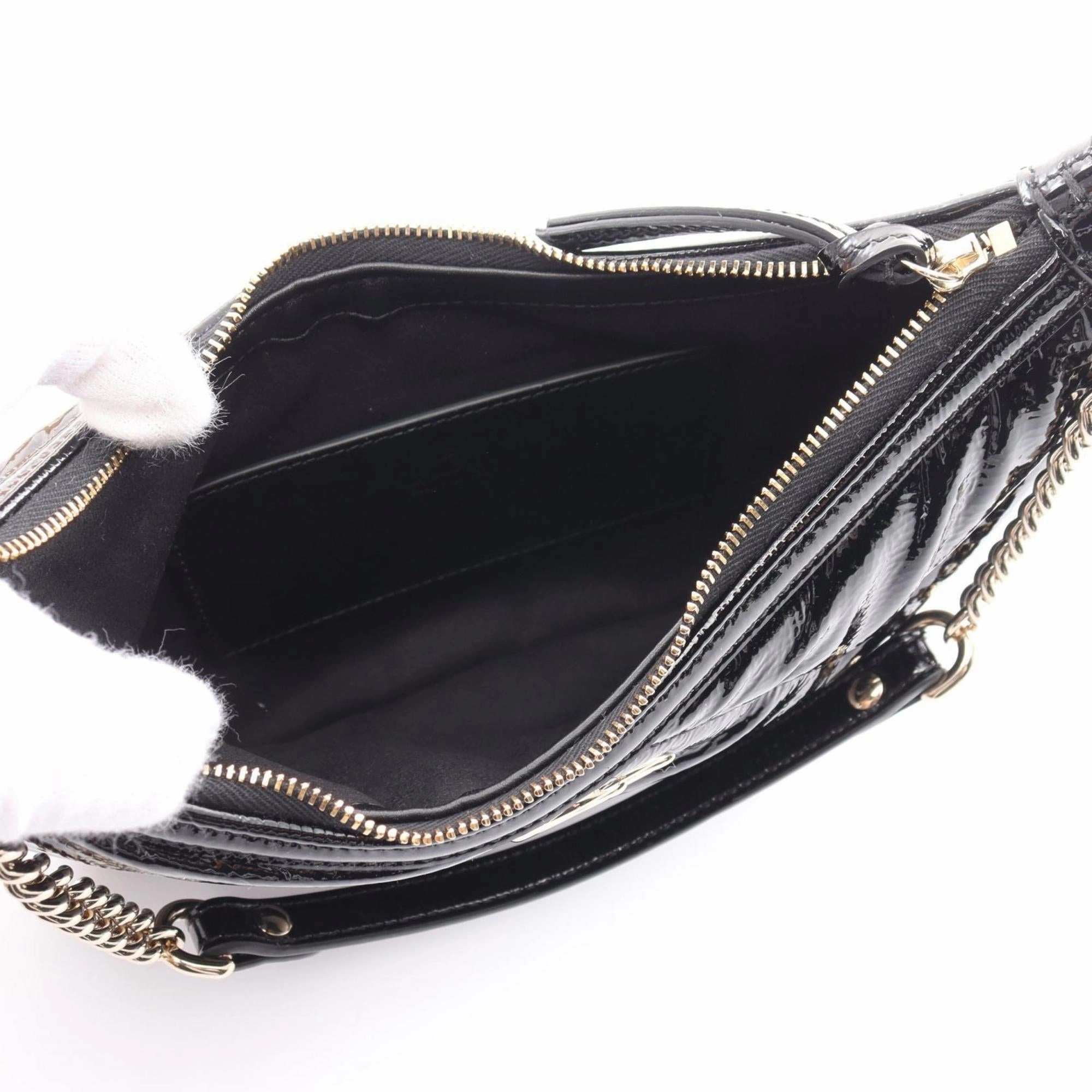 Gucci Gg Marmont  Patent Leather Shoulder Bag