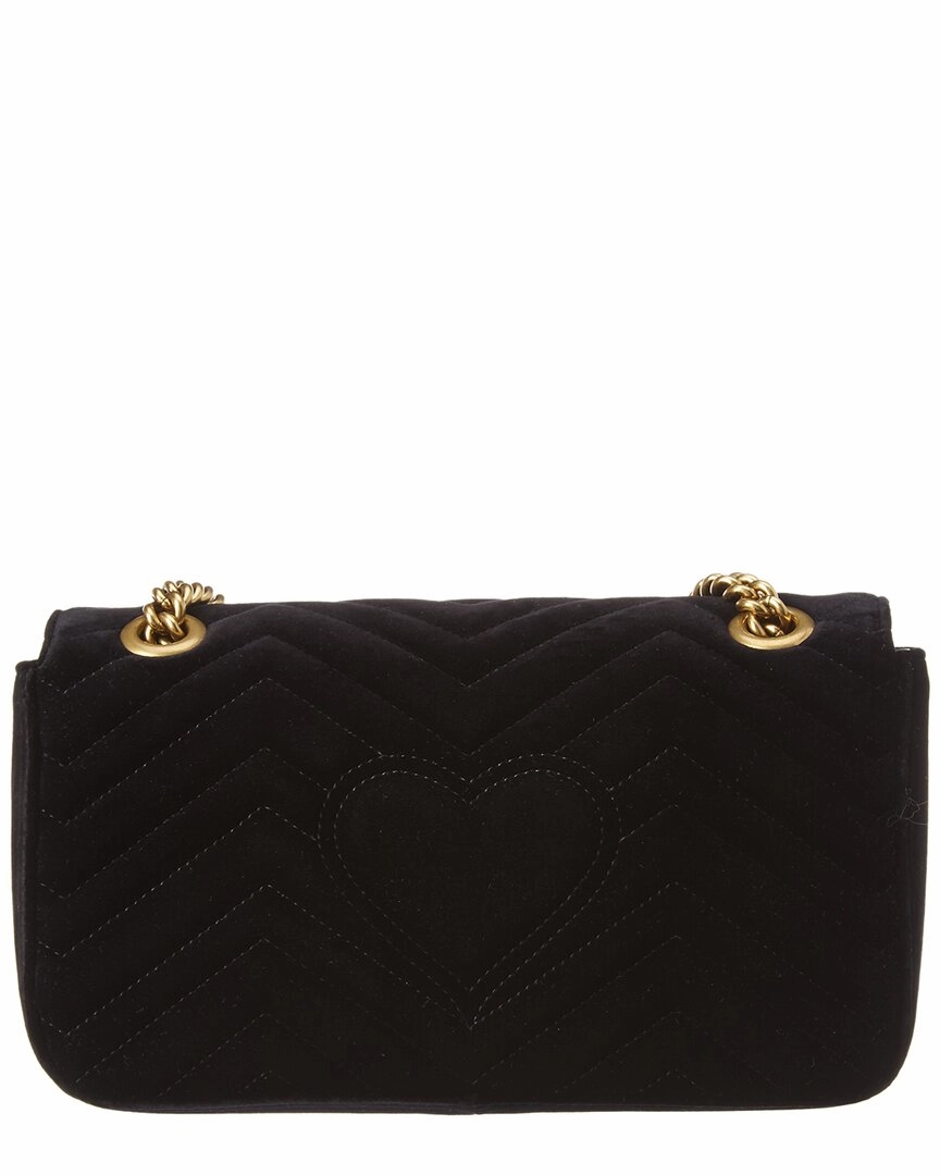 Gucci GG Marmont Small Velvet Shoulder Bag
