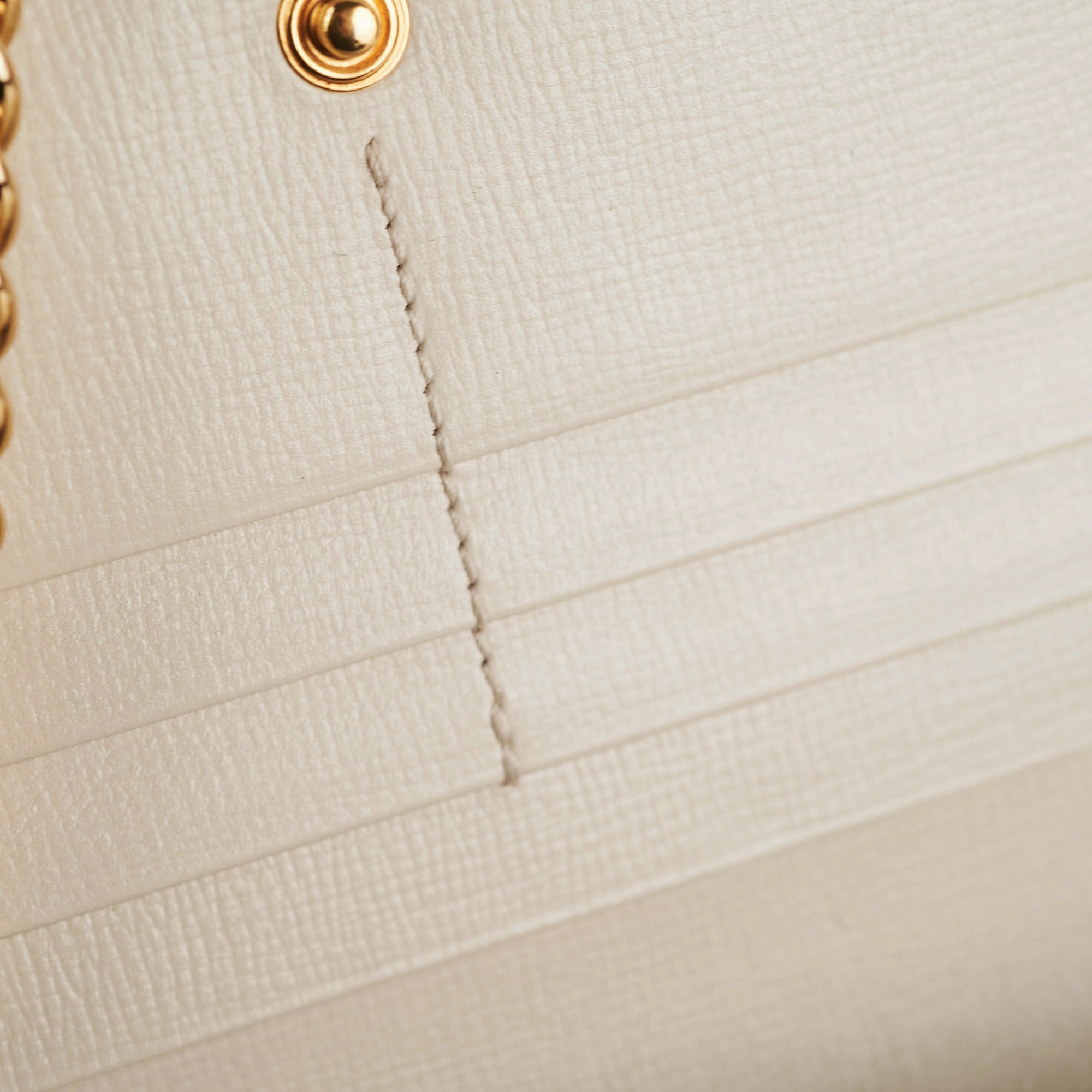 Gucci Horsebit 1955 White Wallet on Chain