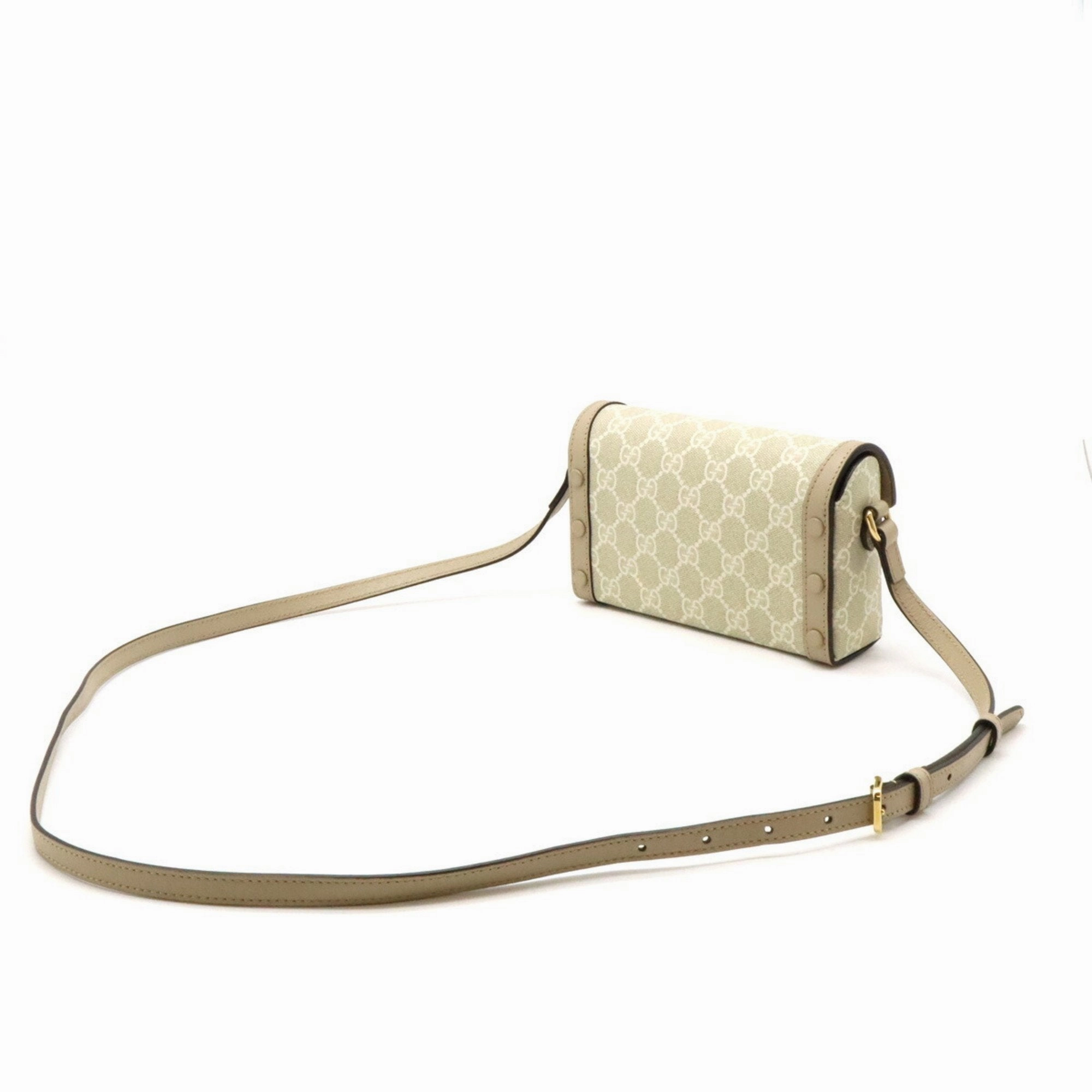 Gucci Horsebit   Pvc Leather Pochette Shoulder Bag (Pre-Owned)