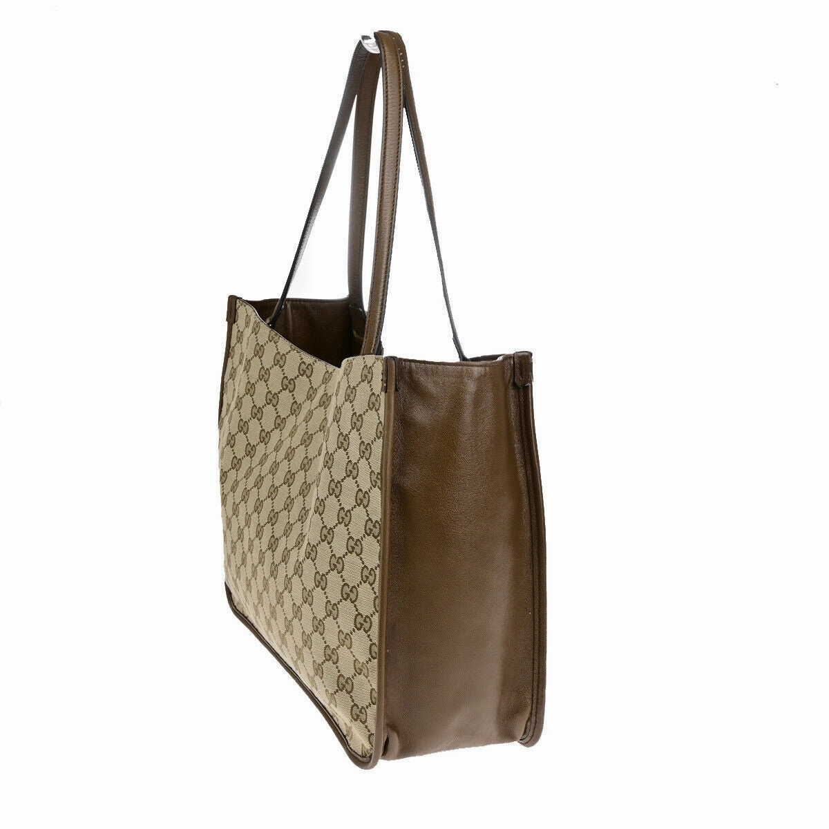 Gucci Horsebit  Canvas Shoulder Bag ()