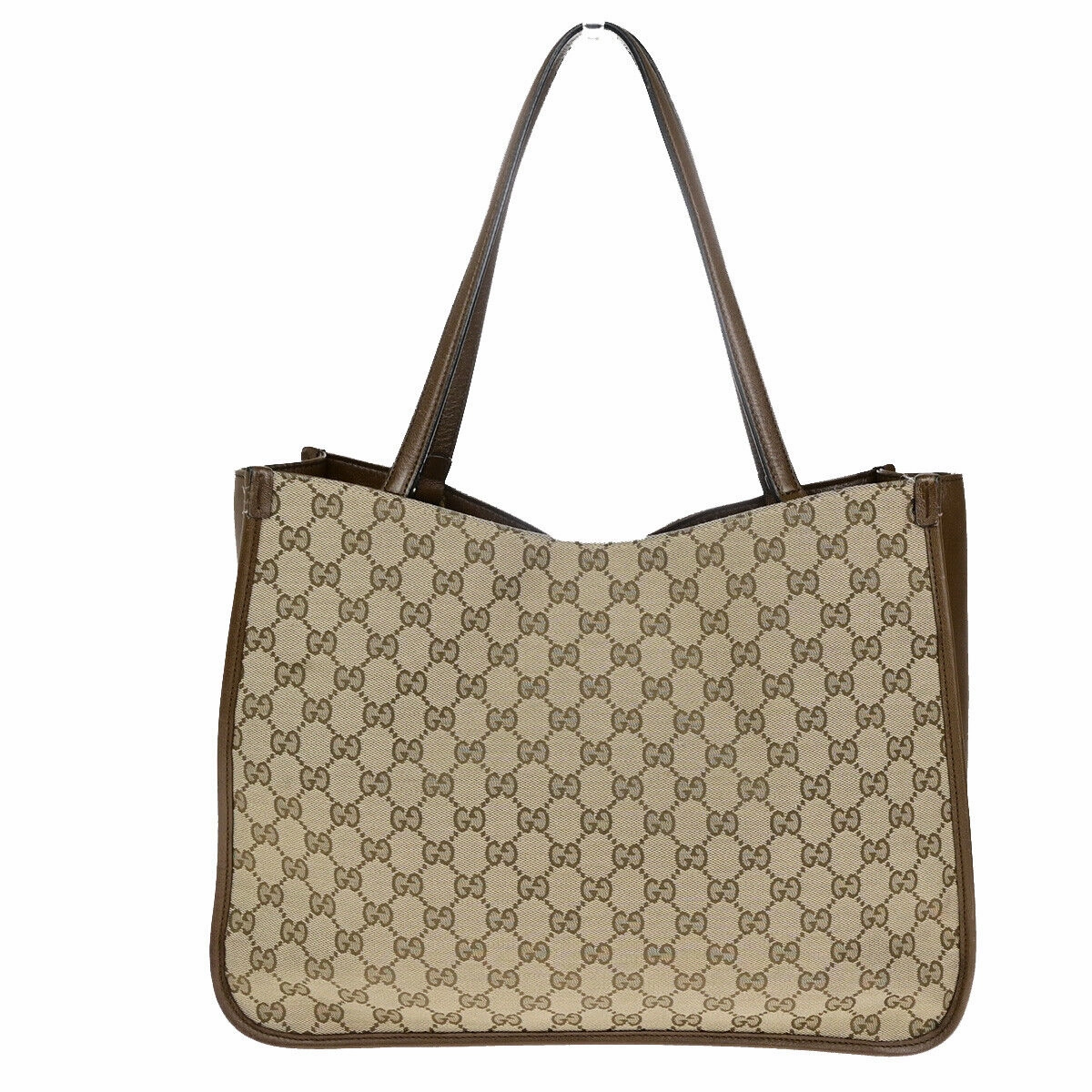 Gucci Horsebit  Canvas Shoulder Bag ()